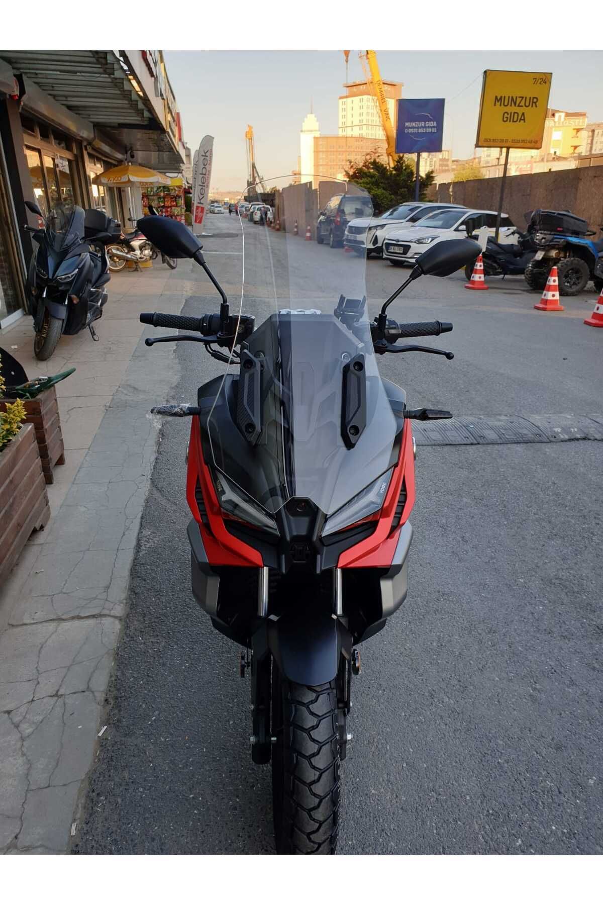 Voge SR1 ADV Siperlik Ön Cam 2023-2025 Model 71cm Şeffaf Renkli 4mm