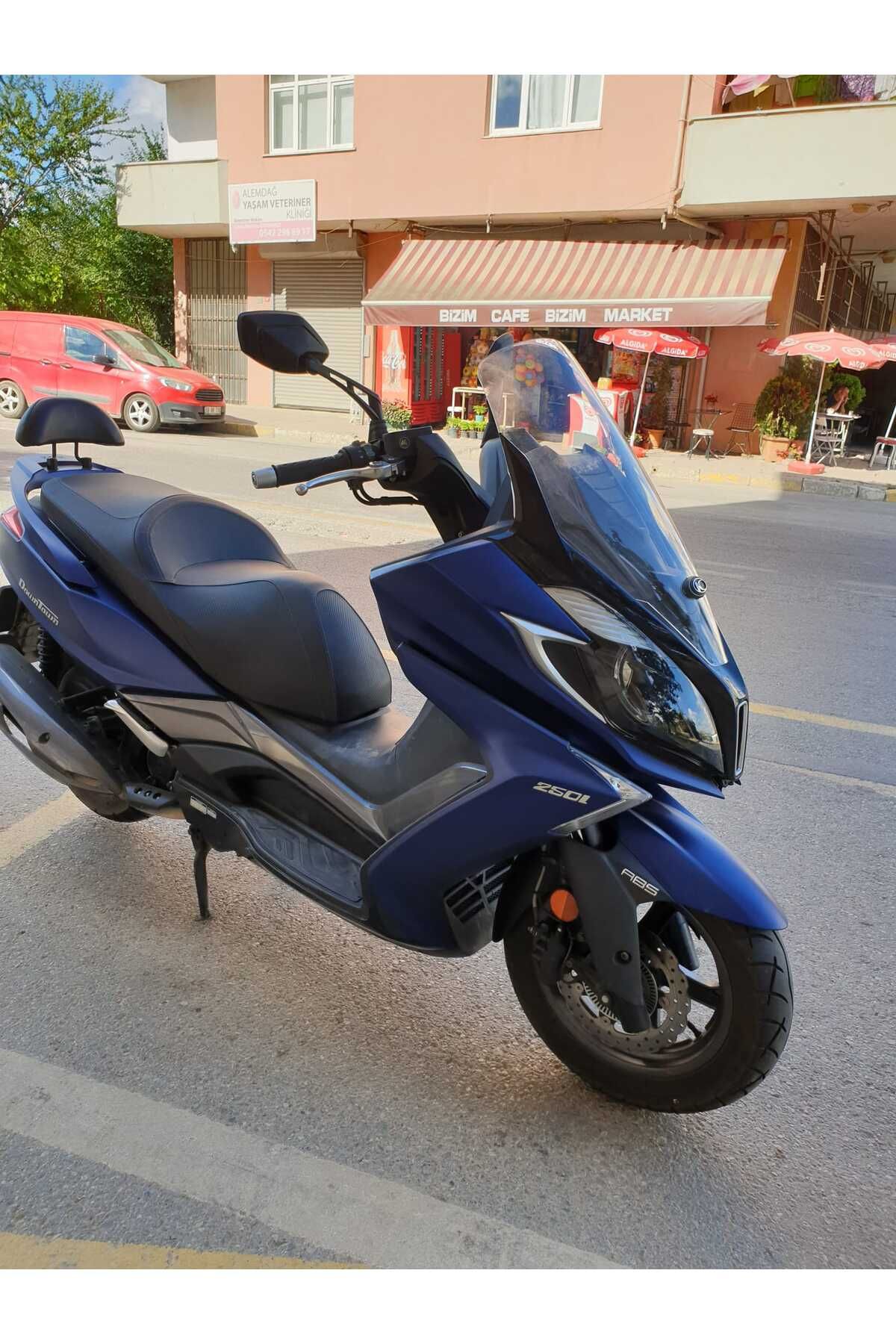 Kymco Downtown 250i Siperlik Ön Cam 2016 2025 Model 61cm Şeffaf Renkli 4mm UZUN CAM