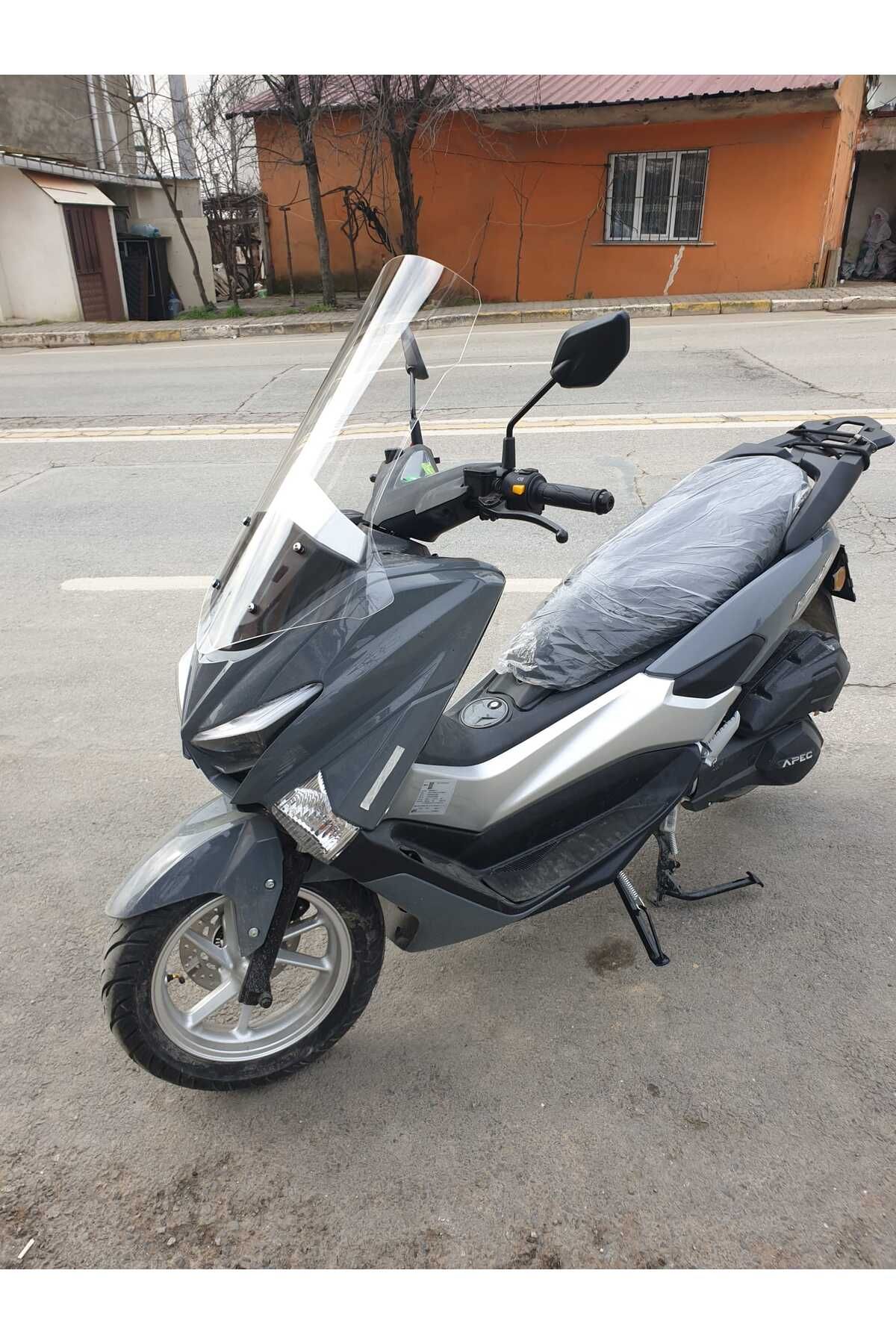 Volta Apec Apx5 Siperlik Ön Cam 2023-2025 Model 57cm Şeffaf Renkli 4mm KISA SPOR CAM