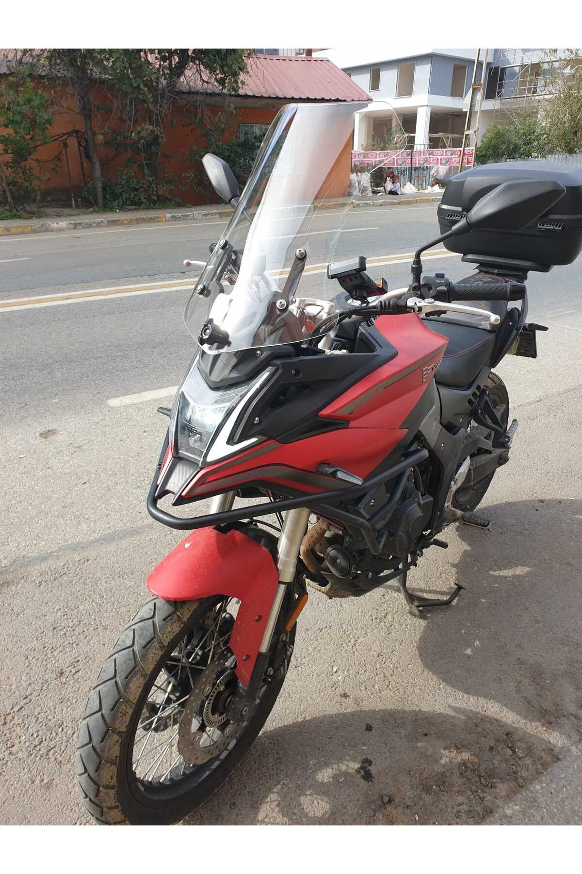 Voge DS 500 Siperlik Ön Cam 2021-2025 Model 55cm Şeffaf Renkli 4mm