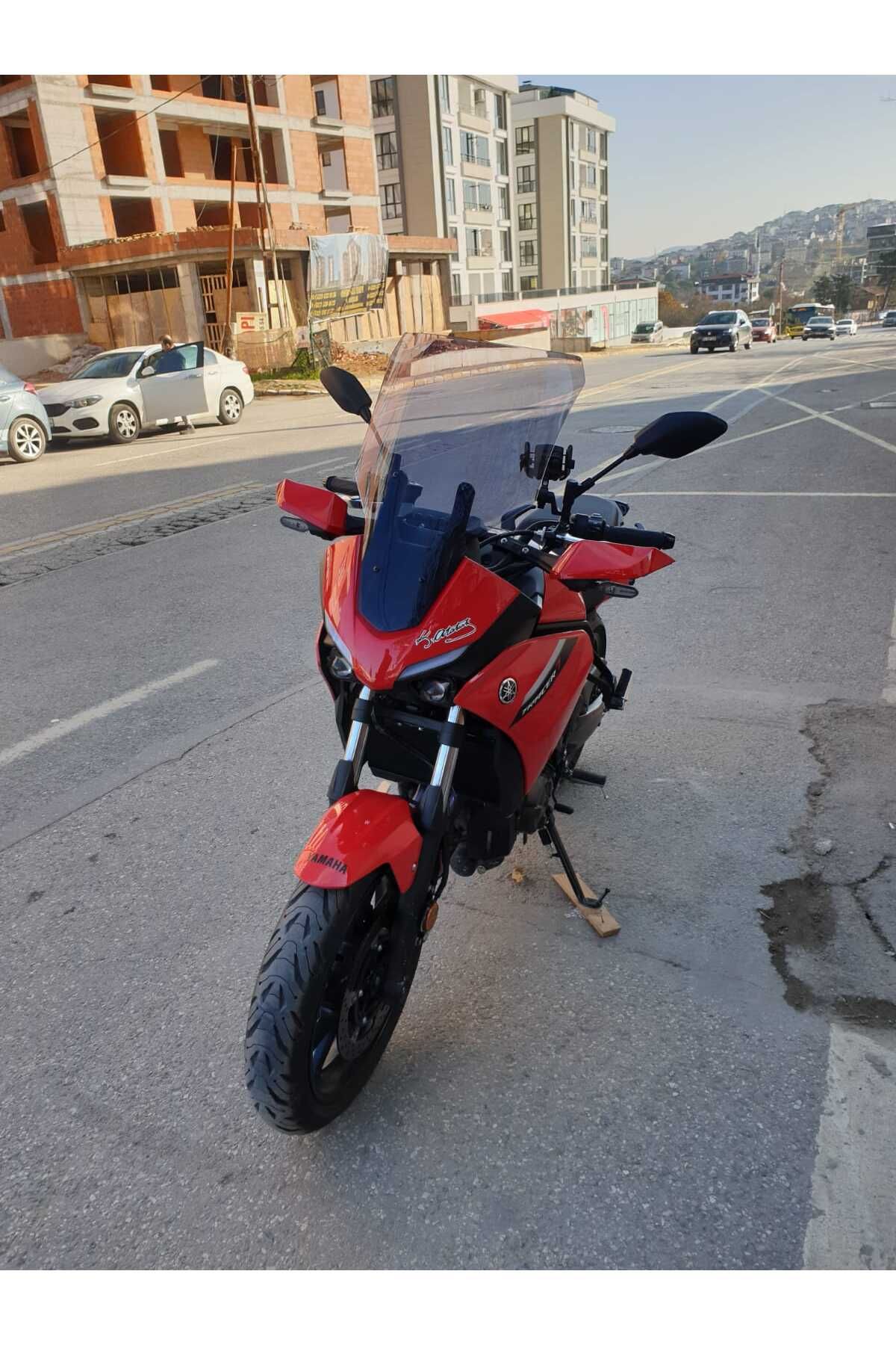 Yamaha Tracer 700 Siperlik Ön Cam 2021-2025 Model 59cm Füme Renkli 4mm