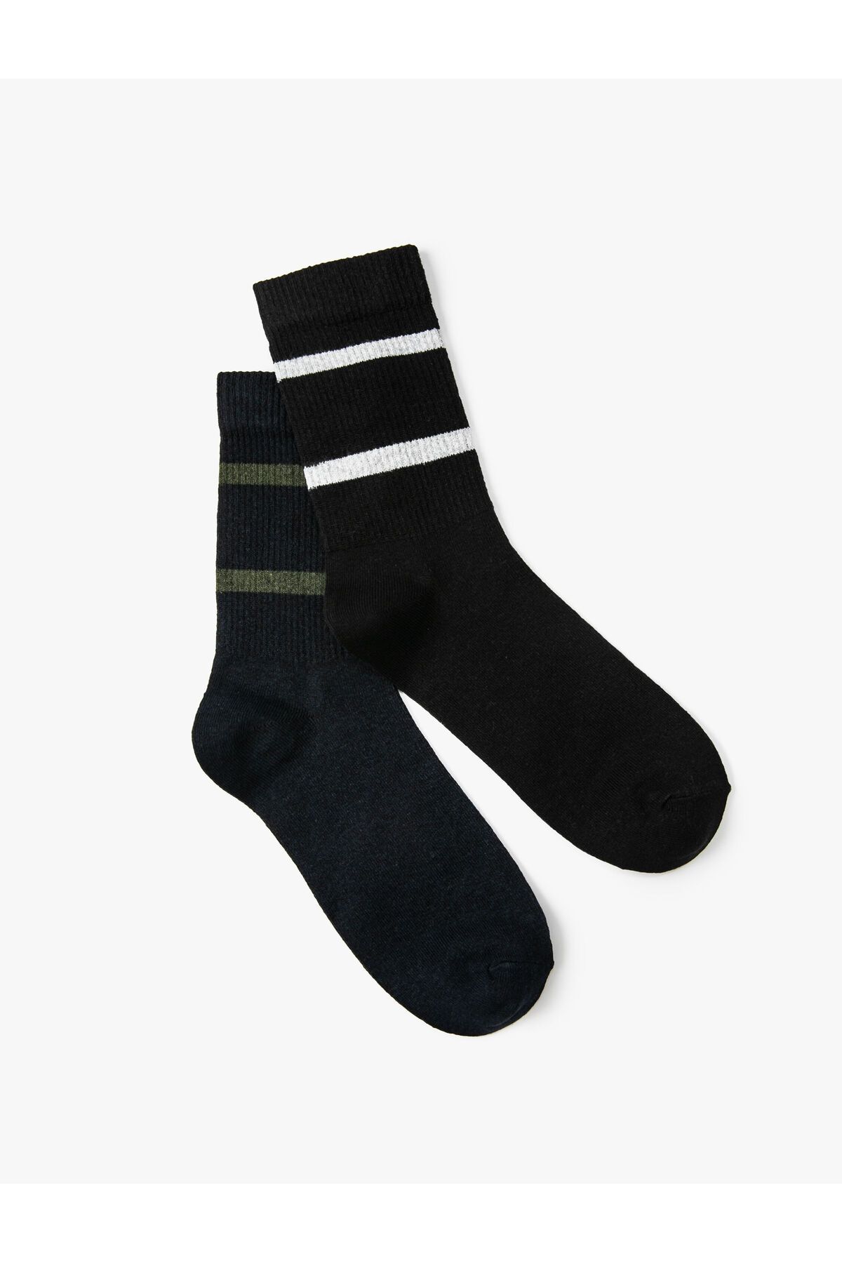 Koton-Set of 2 Socks with Stripe Pattern 1