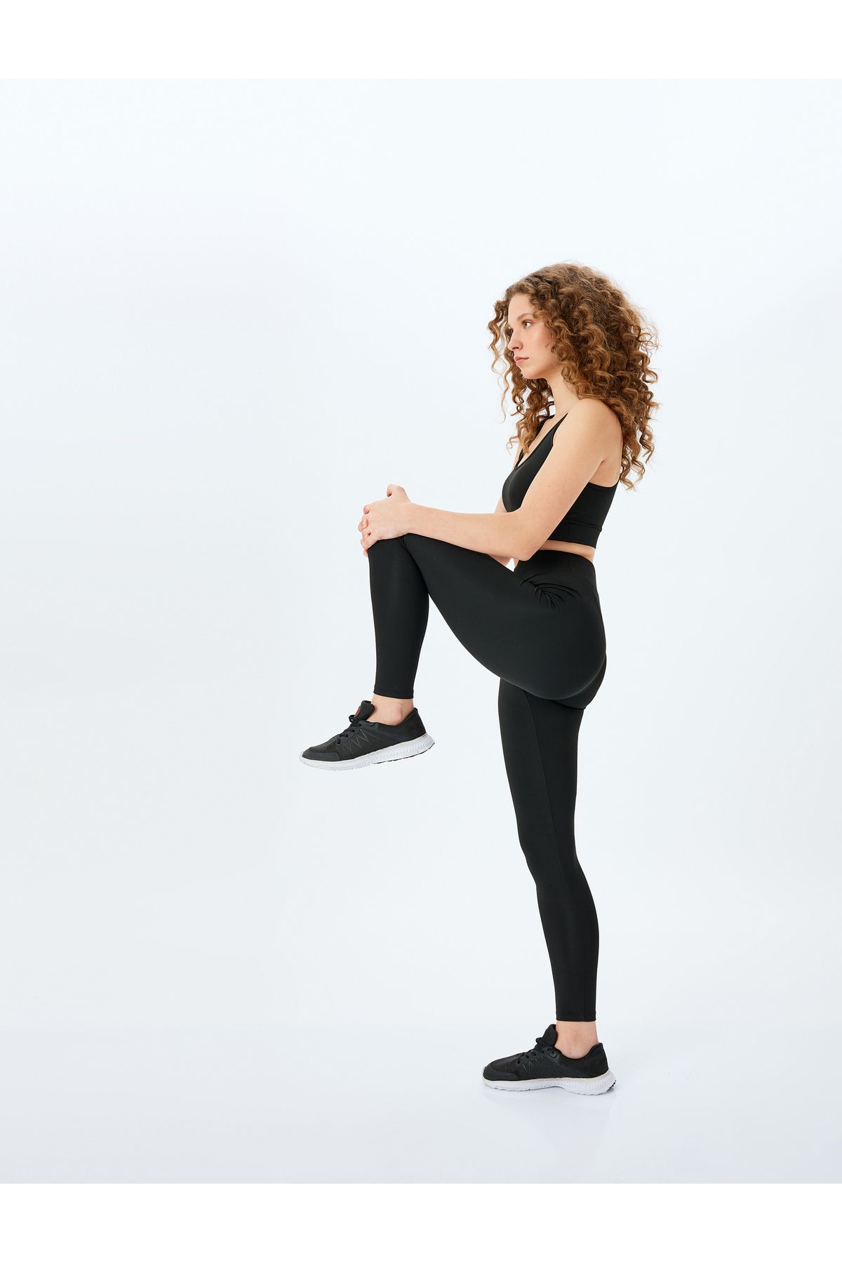 Koton Yeni Sezon Yüksek Bel Slim Fit Spor Tayt