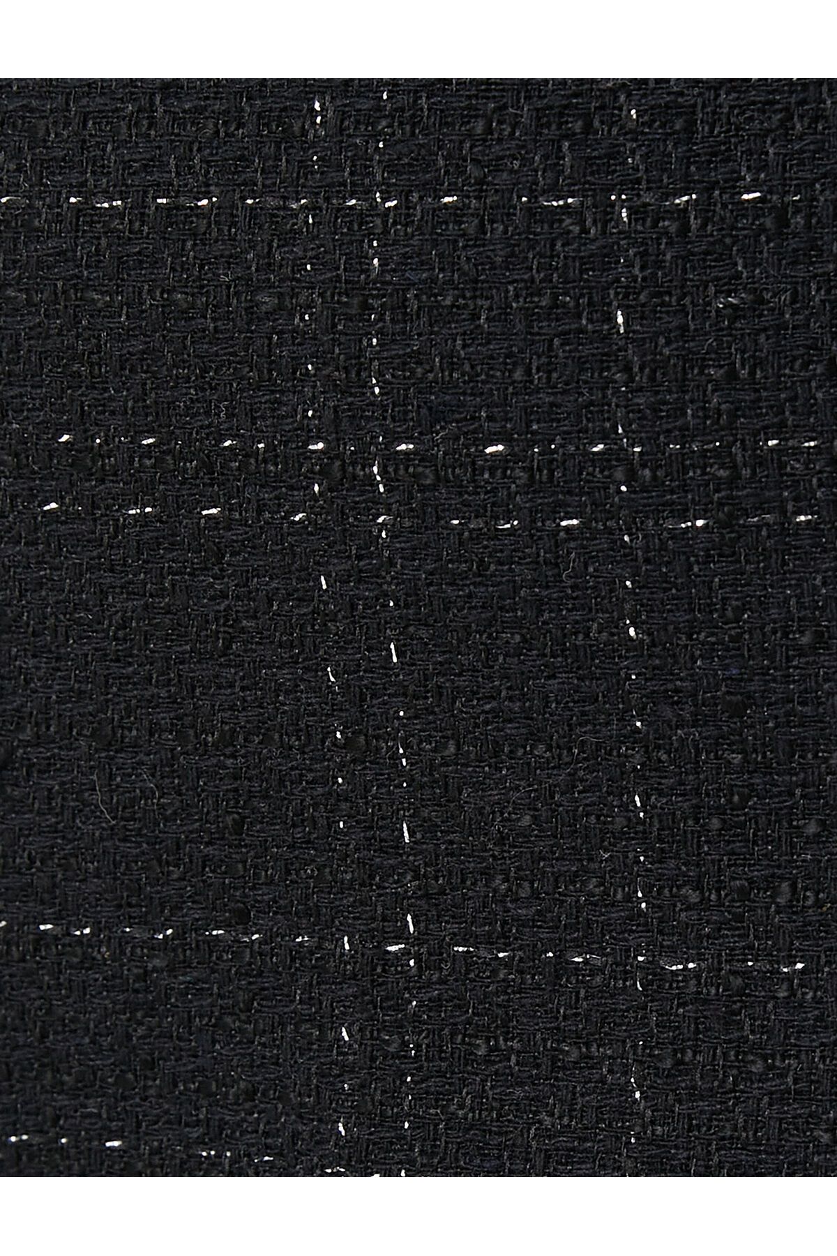 Koton-Fustă mini din tweed cu model în carouri - amestec de lână 6
