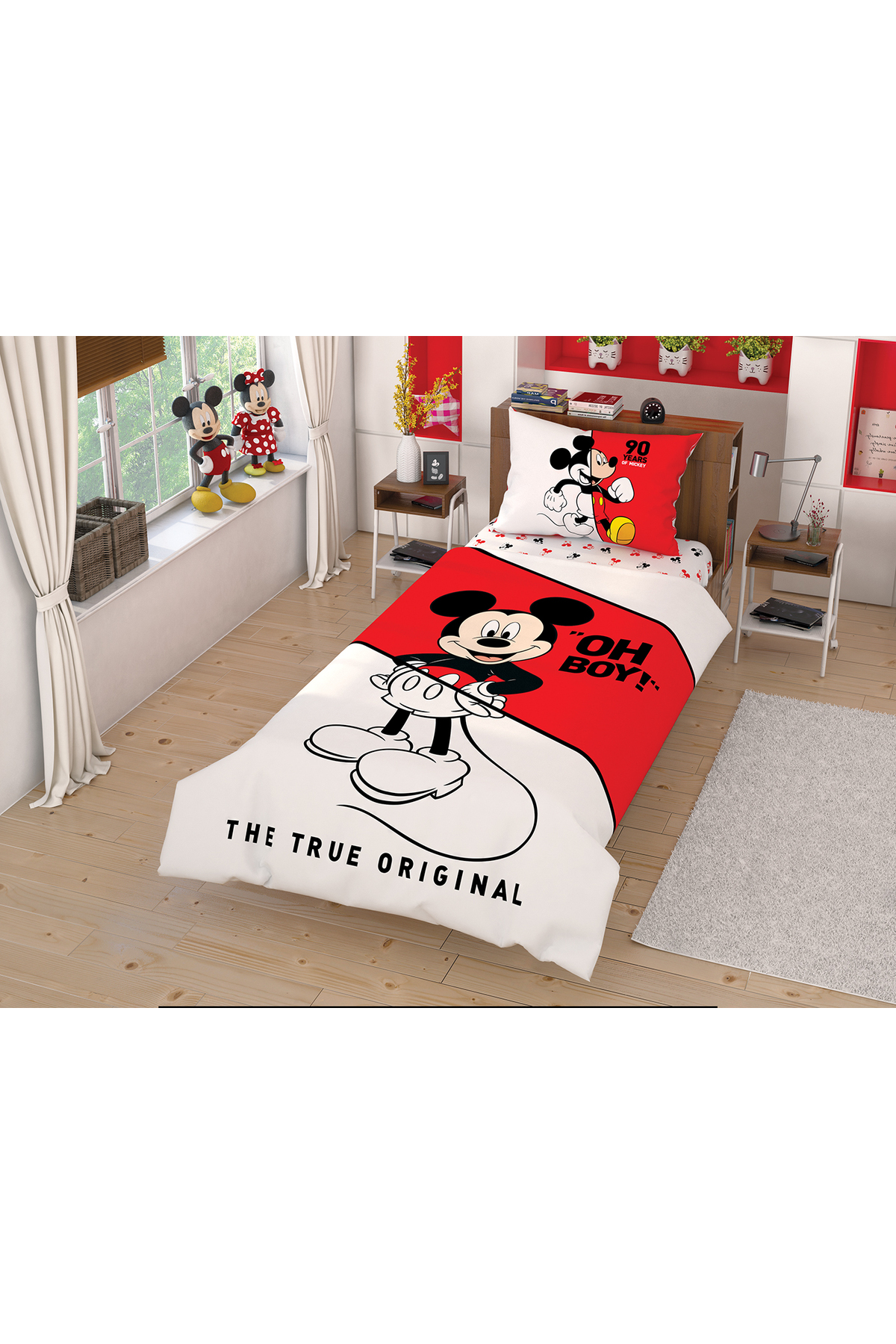 Crown Licensed Czech Revive Duvet Cover Set Mickey Single