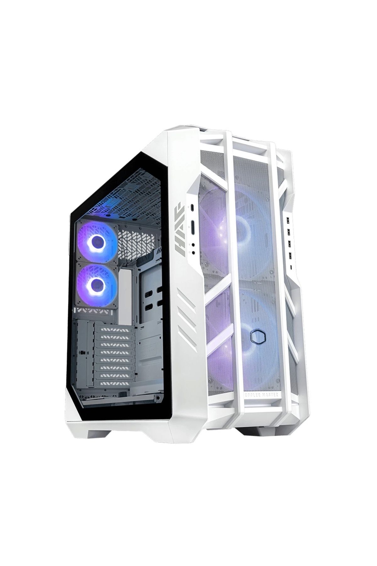 Cooler Master Haf700 White Tempered Glass Argb Usb 3.2 E-atx Full Tower Kasa