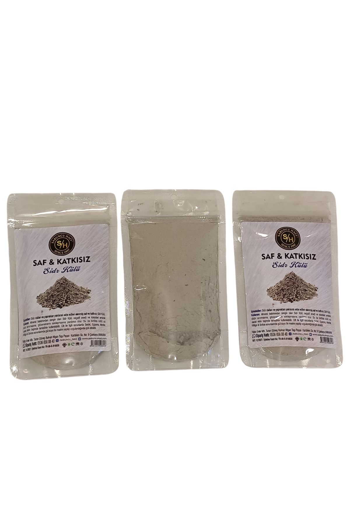 اس سیدر سیدر خالص بدون مواد افزودنی خاکستر طبیعی سیدر 100 گرم Sabuncu Hacı