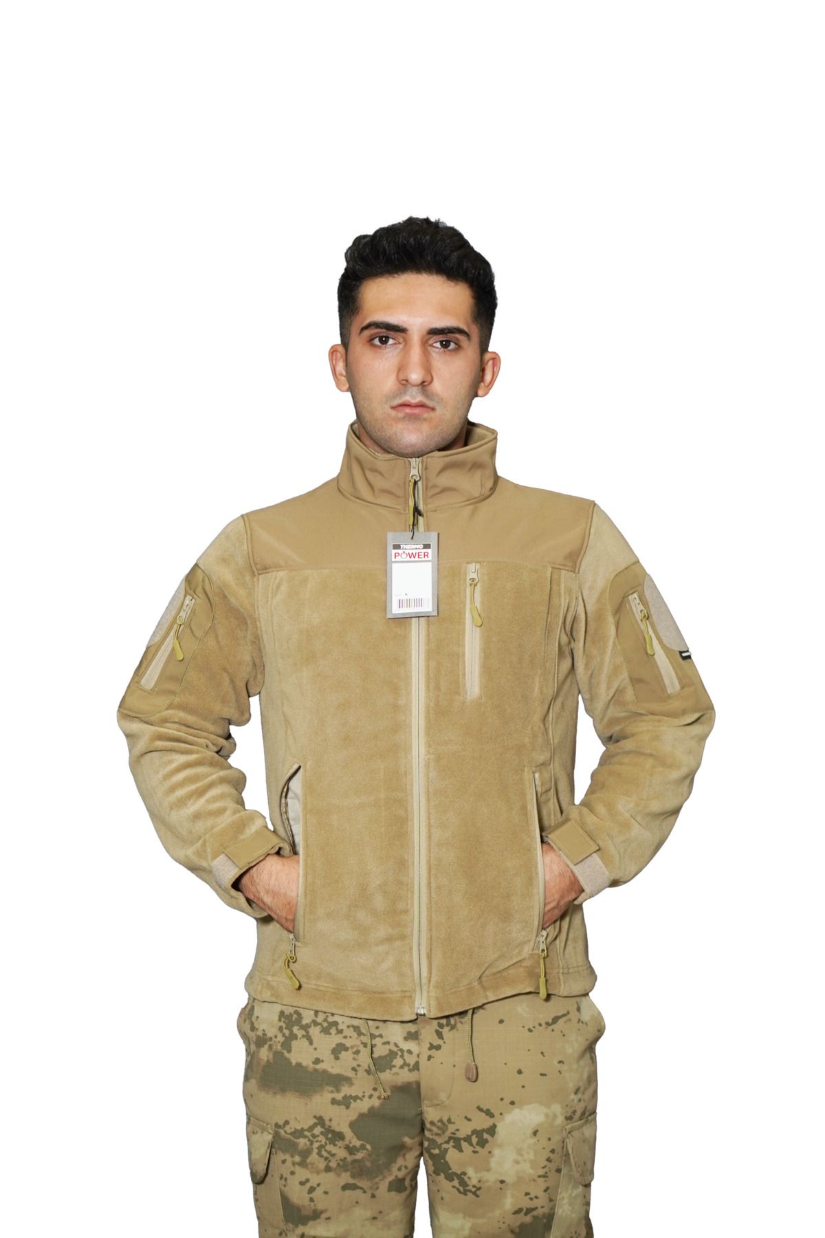 ILISAN SAVUNMA SANAYİ Taktik Softshell Bej Polar Mont