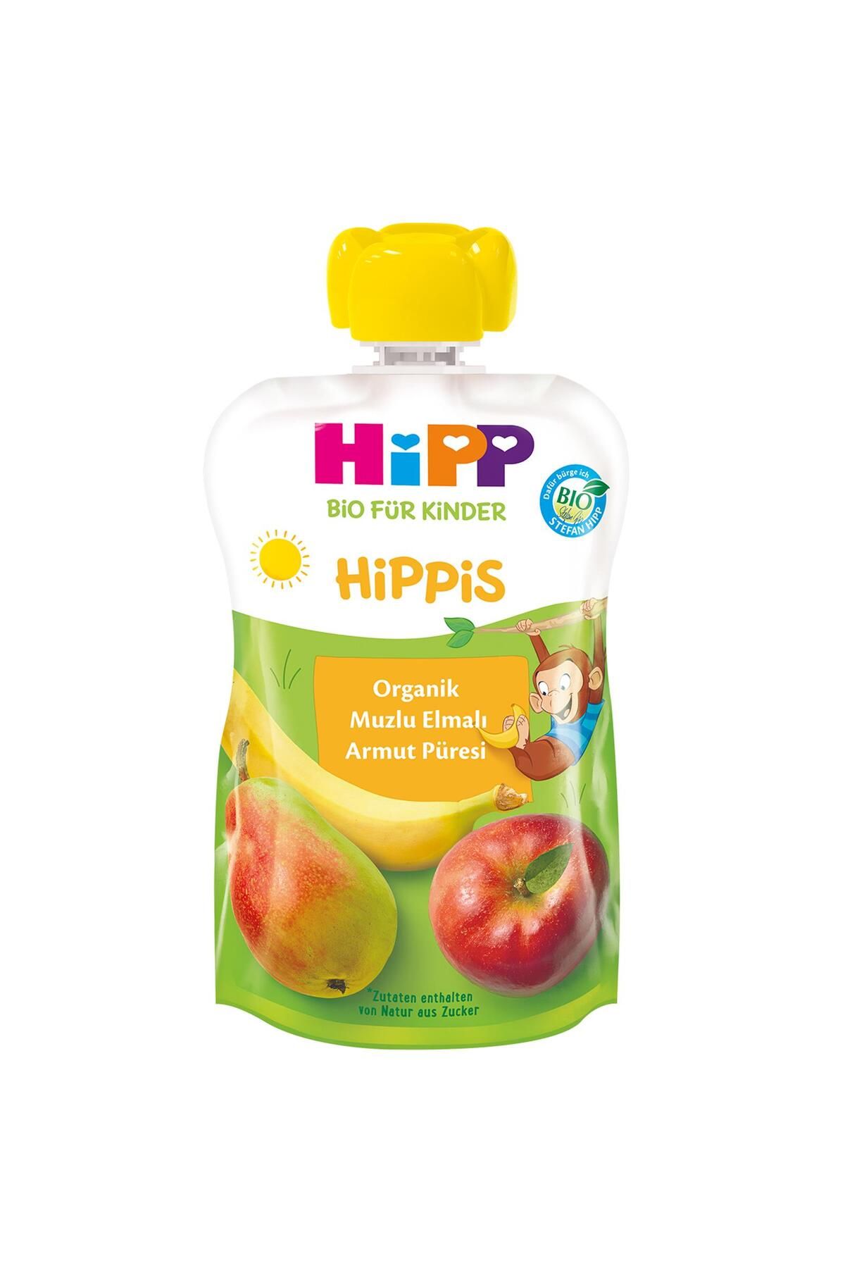 Hipp Organik Muzlu Elmalı Armut Püresi 100 gr