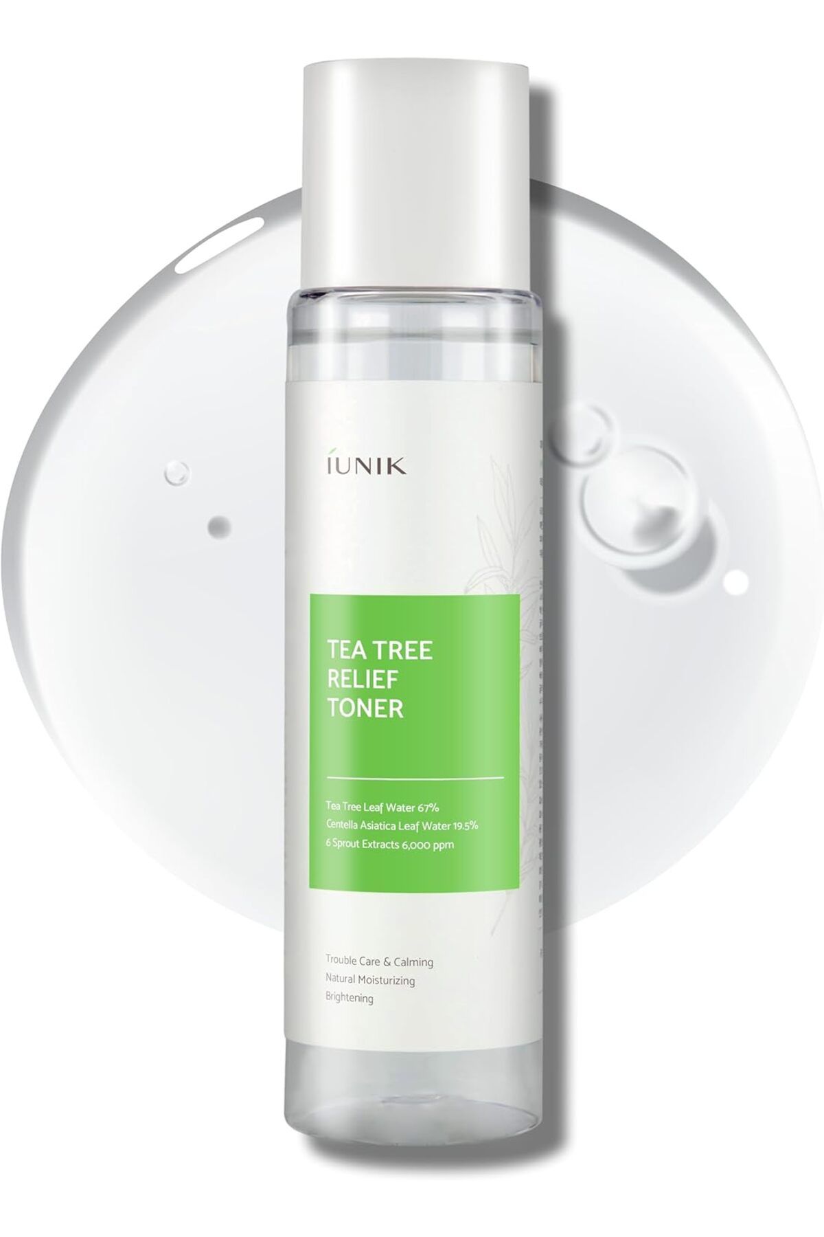iUNIK Iunik Tea Tree Relief Toner 200ml - Tonic Facial Liniștitor Și Regenerant Cu Extract De Arbore De Ceai - Mărime unică