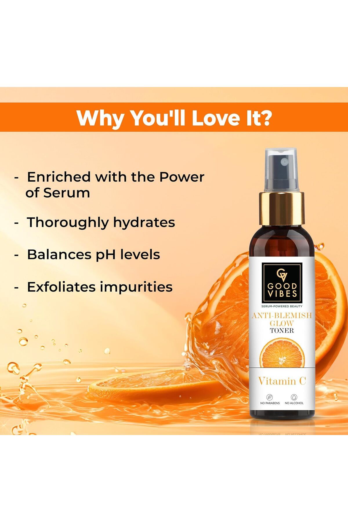 Good Vibes-Vitamin C Glow Toner - 200ml 5