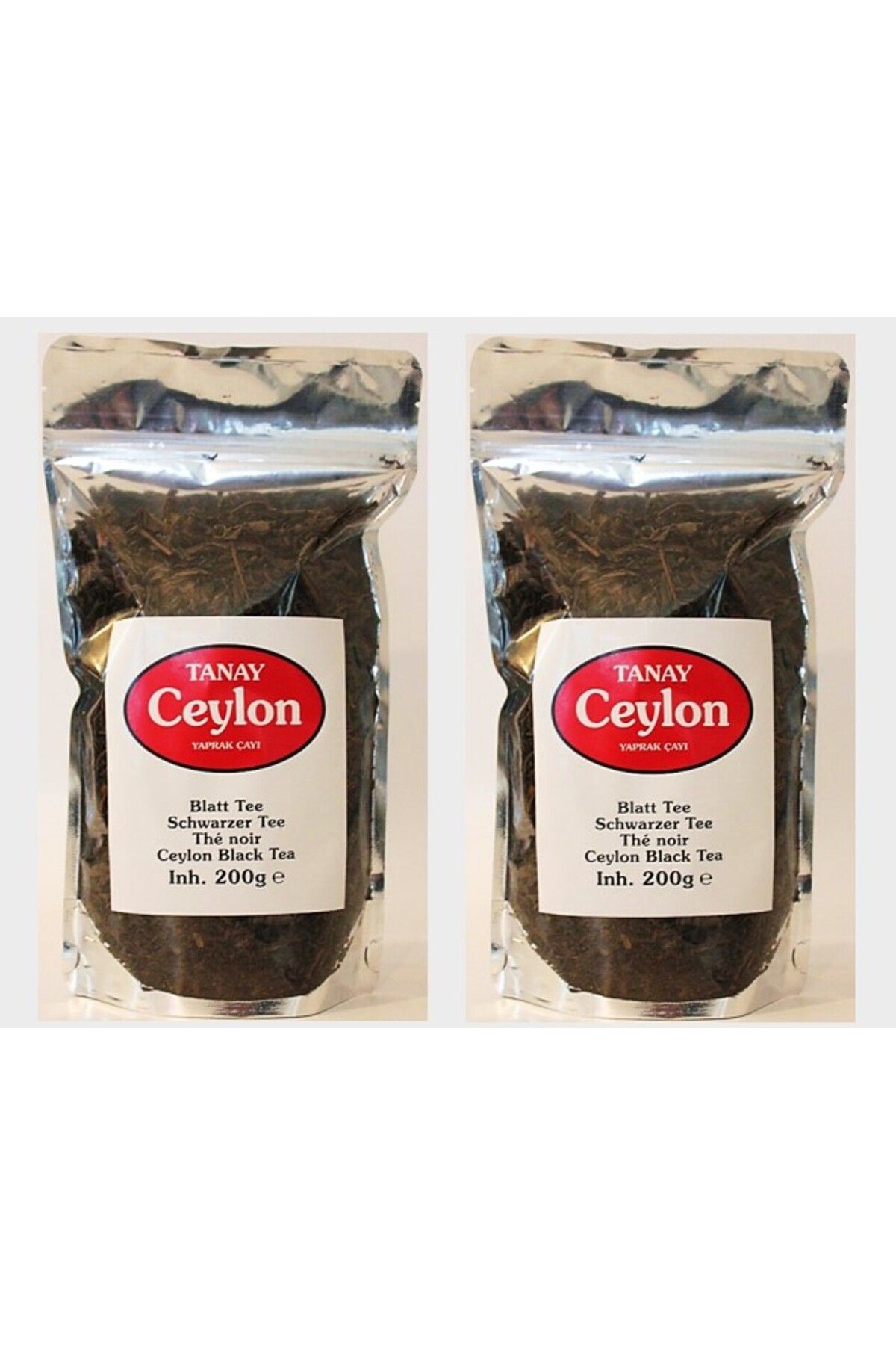 Tanay Ceylon Yaprak Seylan Çayı 200 gr kaçak çay 2 adet