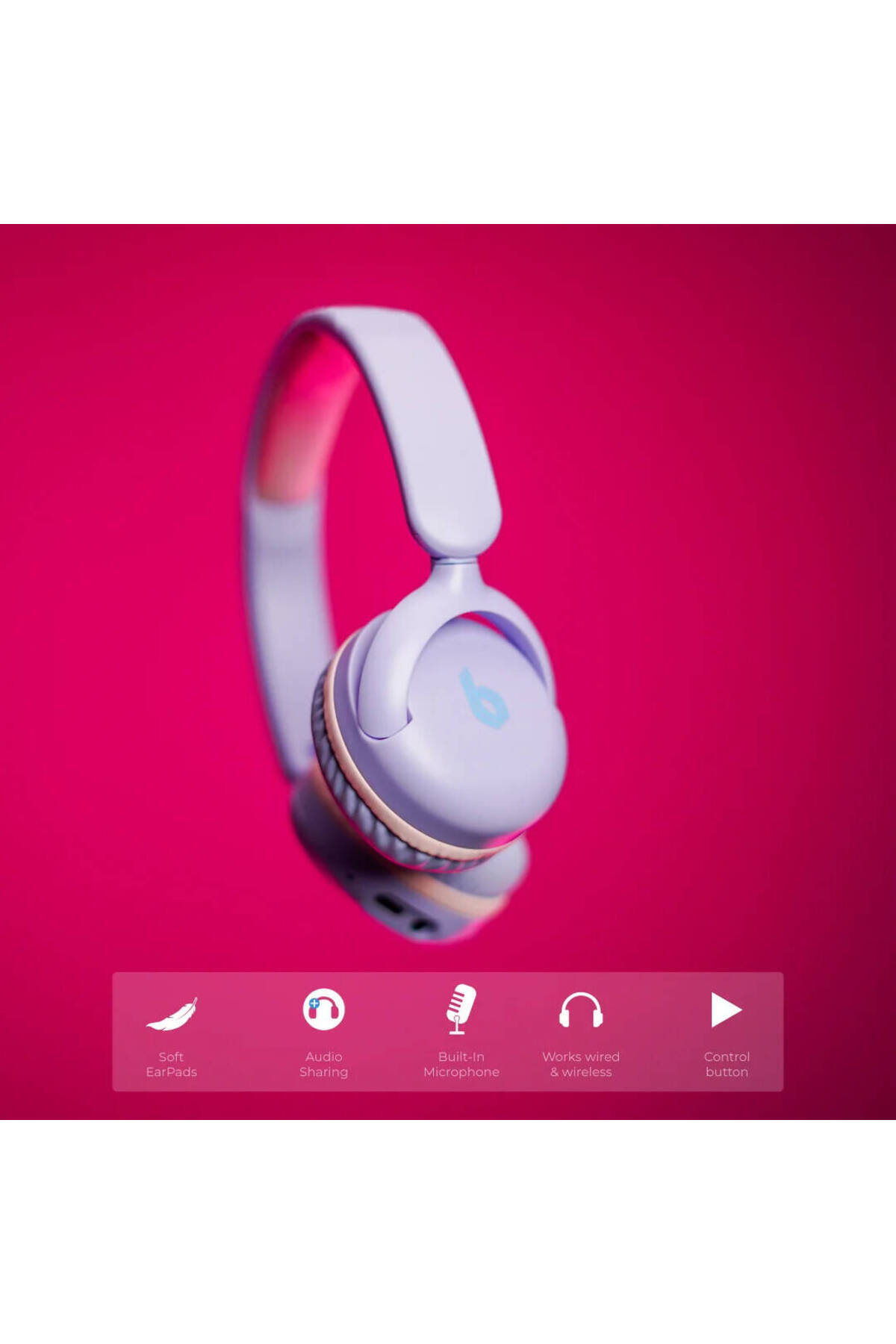 BLUPEBBLE-Kids Pulse Audio KD80 Wireless Headphone 3