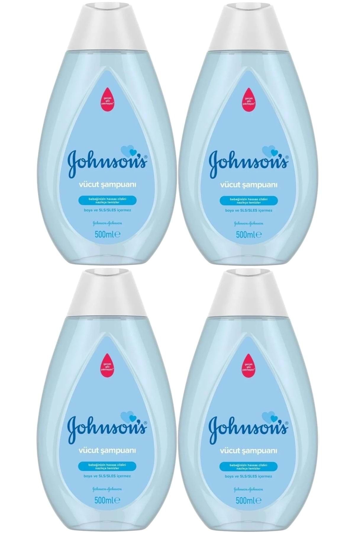 Johnson's Johnsons Baby Vücut Şampuanı 500ML (4 Lü Set)