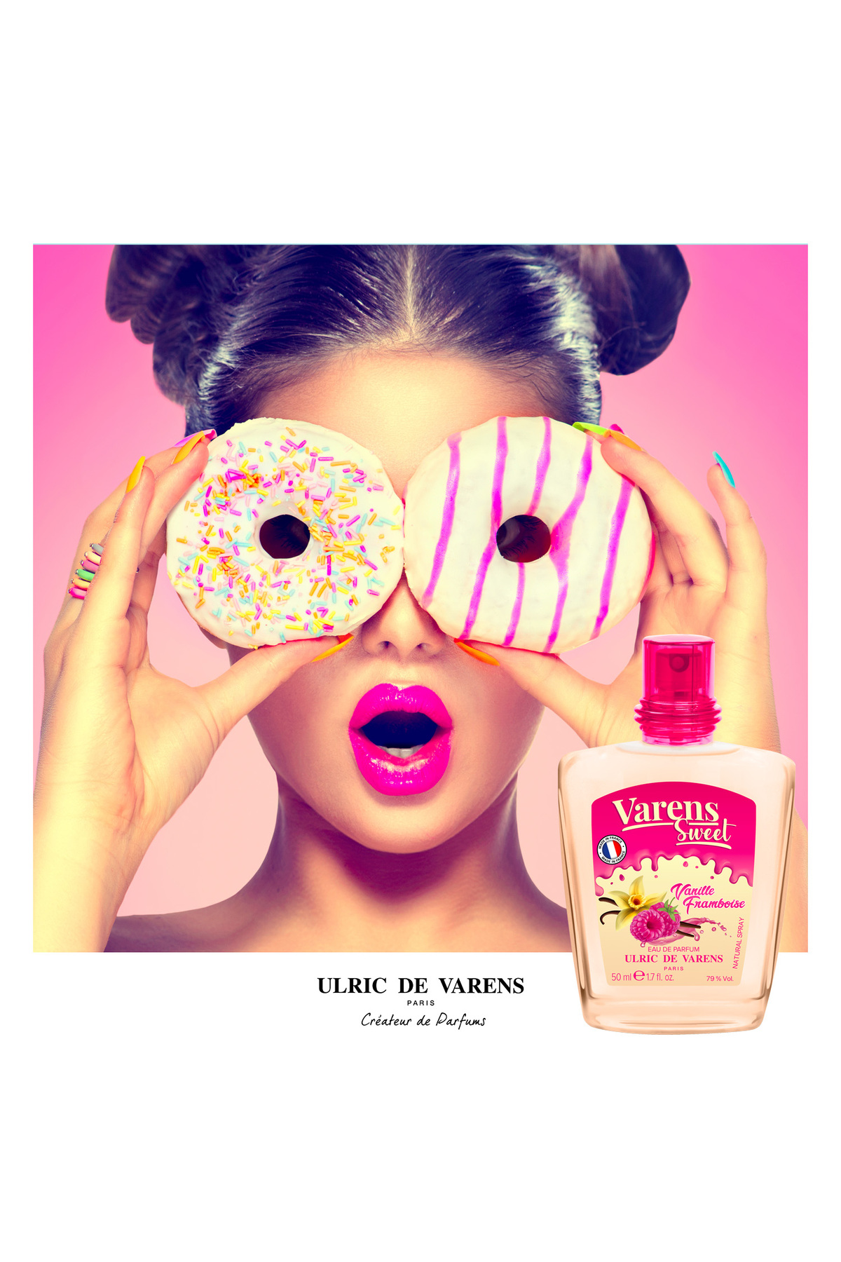 Varens Sweet Vanille Framboise Vanilyalı Kadın Parfüm EDP 3’lü Set 3x50 ML — 3326240057725 — تصویر 3 از 3