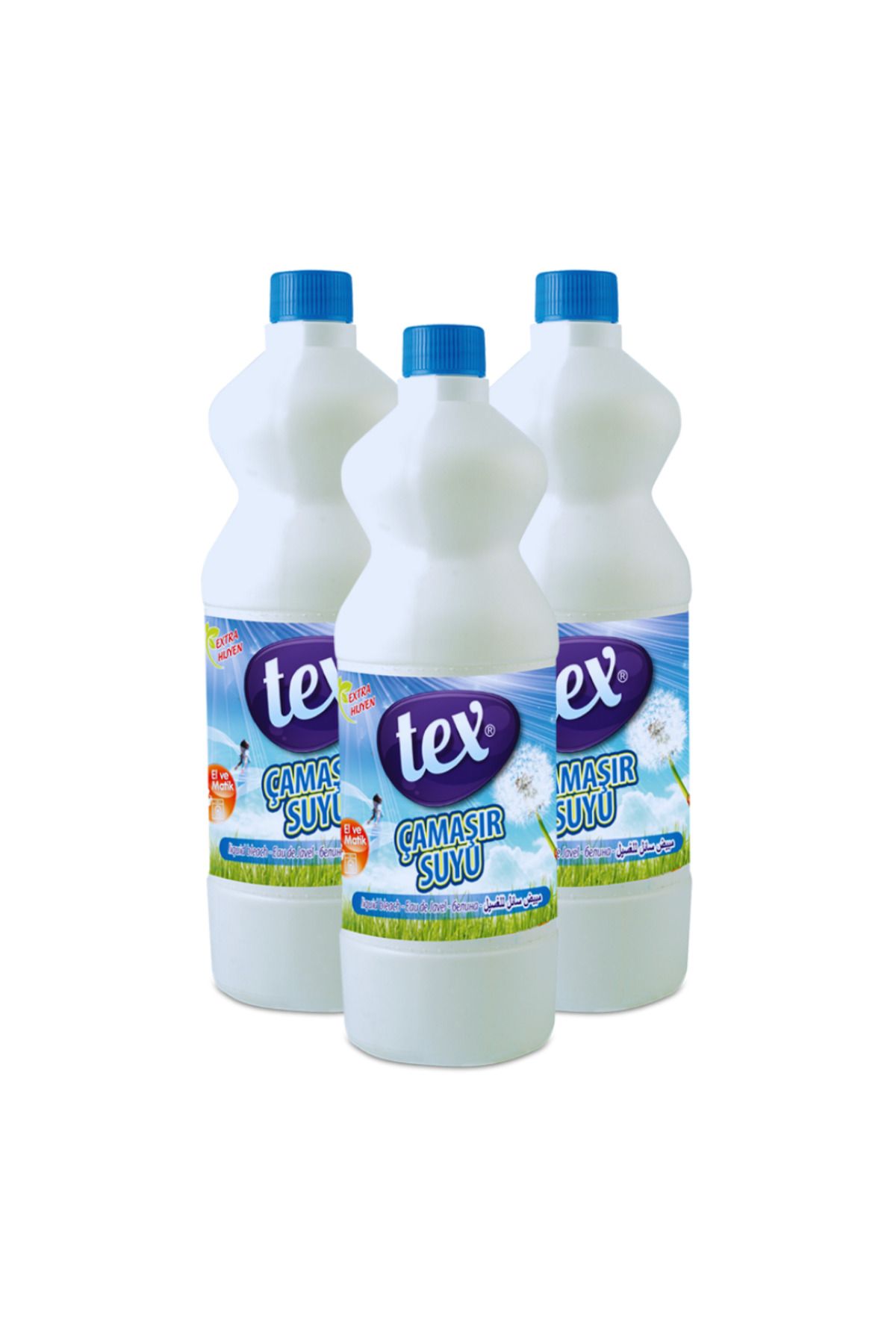 Tex Çamaşır Suyu 925 ML X3 Adet + Togin Çanta