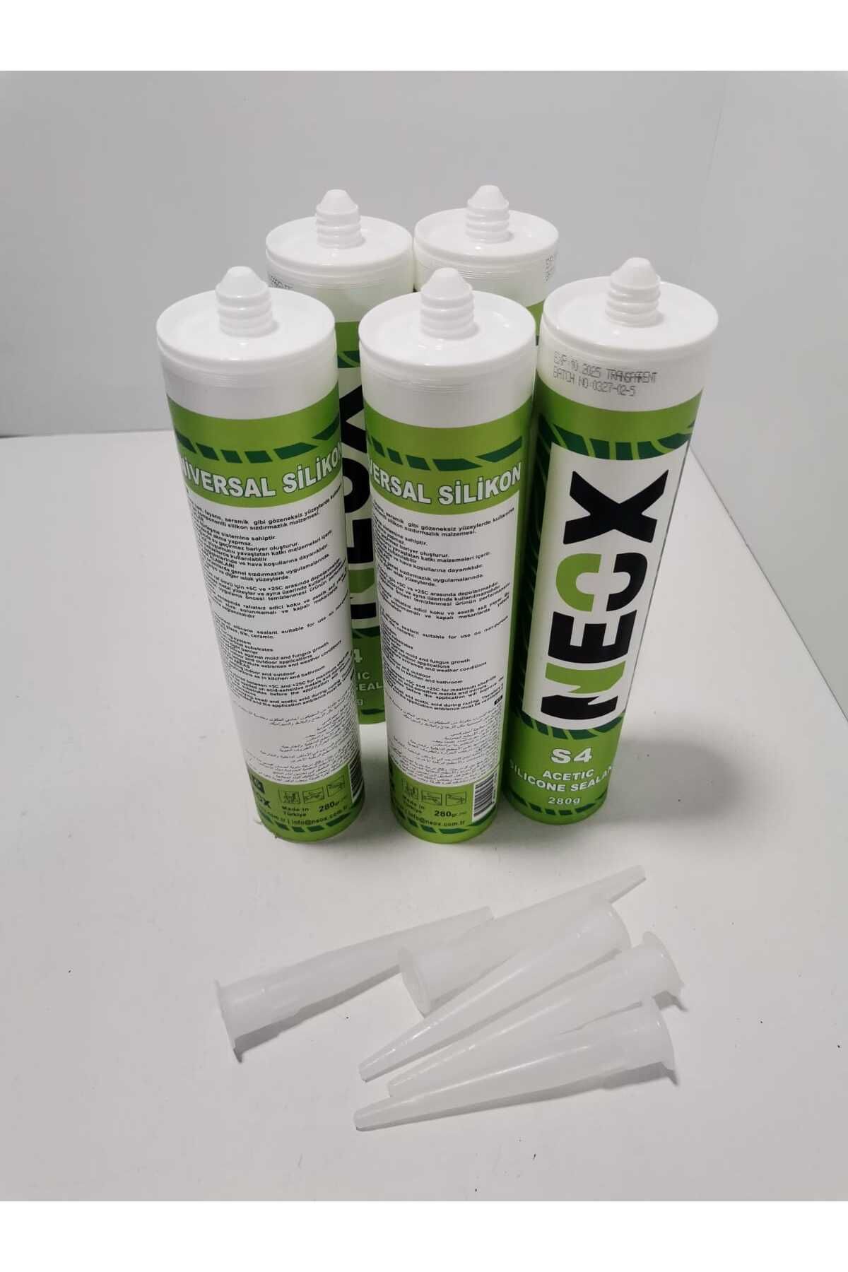 NEOX ŞEFFAF SİLKON -S4-280 ML-KOLİ 24 ADET