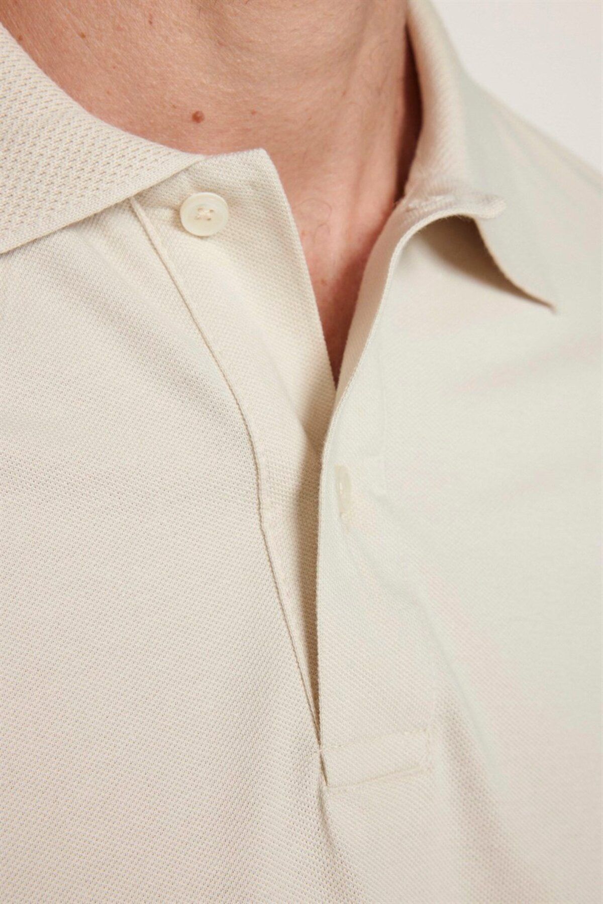 Tudors-Men's Regular Fit Classic Cut 100% Cotton Plain Pique Mink Jacquard Lapel T-Shirt 4