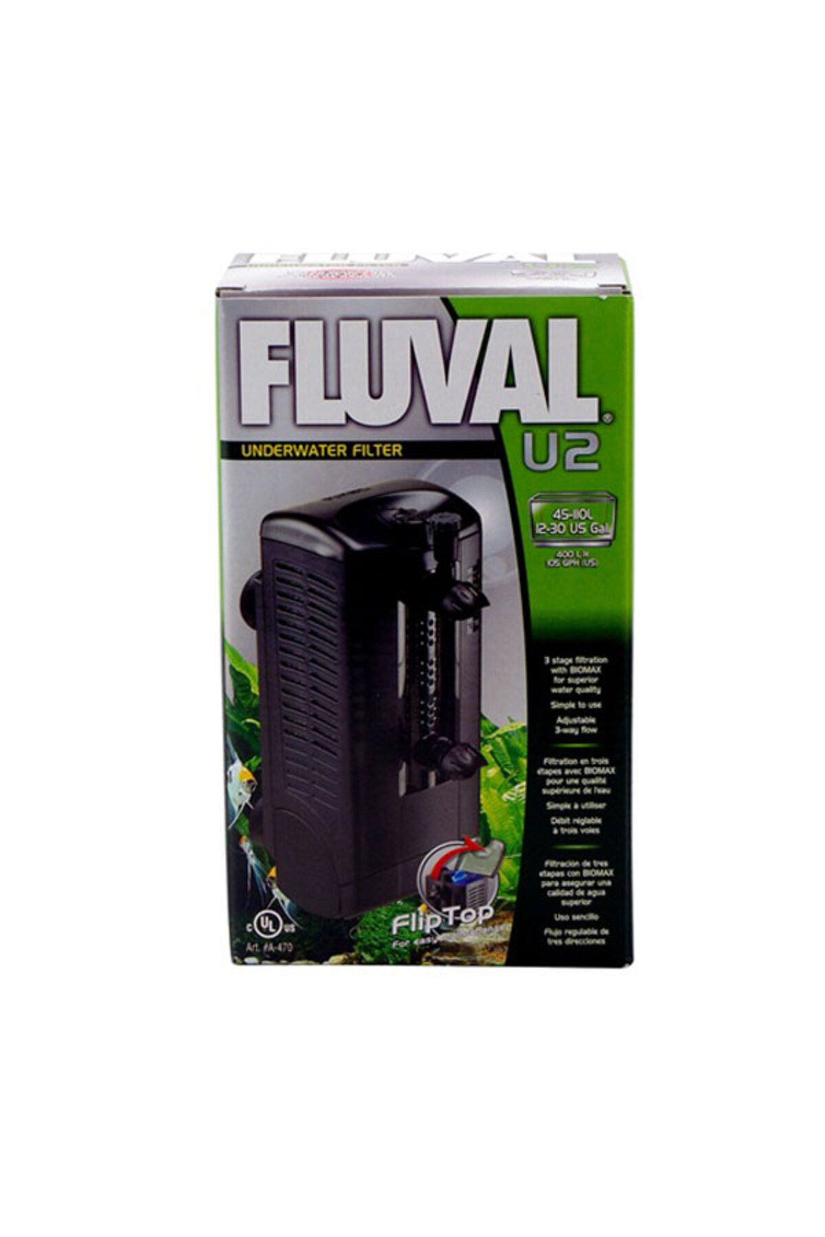 Hagen Fluval U2 İç Filtre 400 Lh 524130