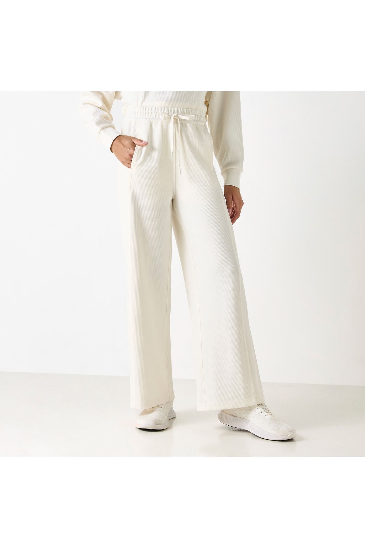 Kappa-Panelled Pants With Drawstring Closure And Pockets 1