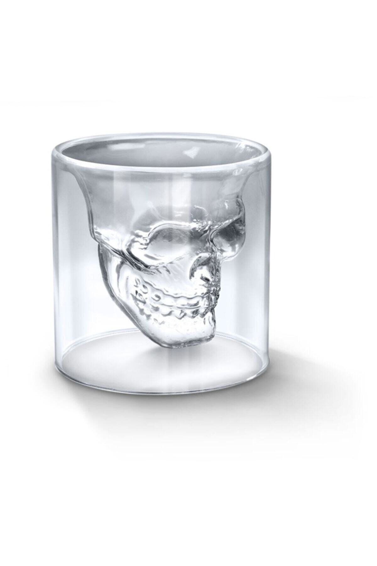 Albayrak 75 ml Kuru Kafa Cam Bardak -Likör Shot - İçecek Bardağı -Crystal Head