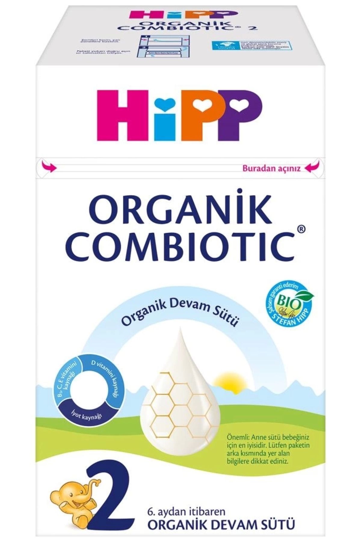 KdrElektronik Çocuk Hipp 2 Organik Combiotic Bebek Sütü 800 Gr