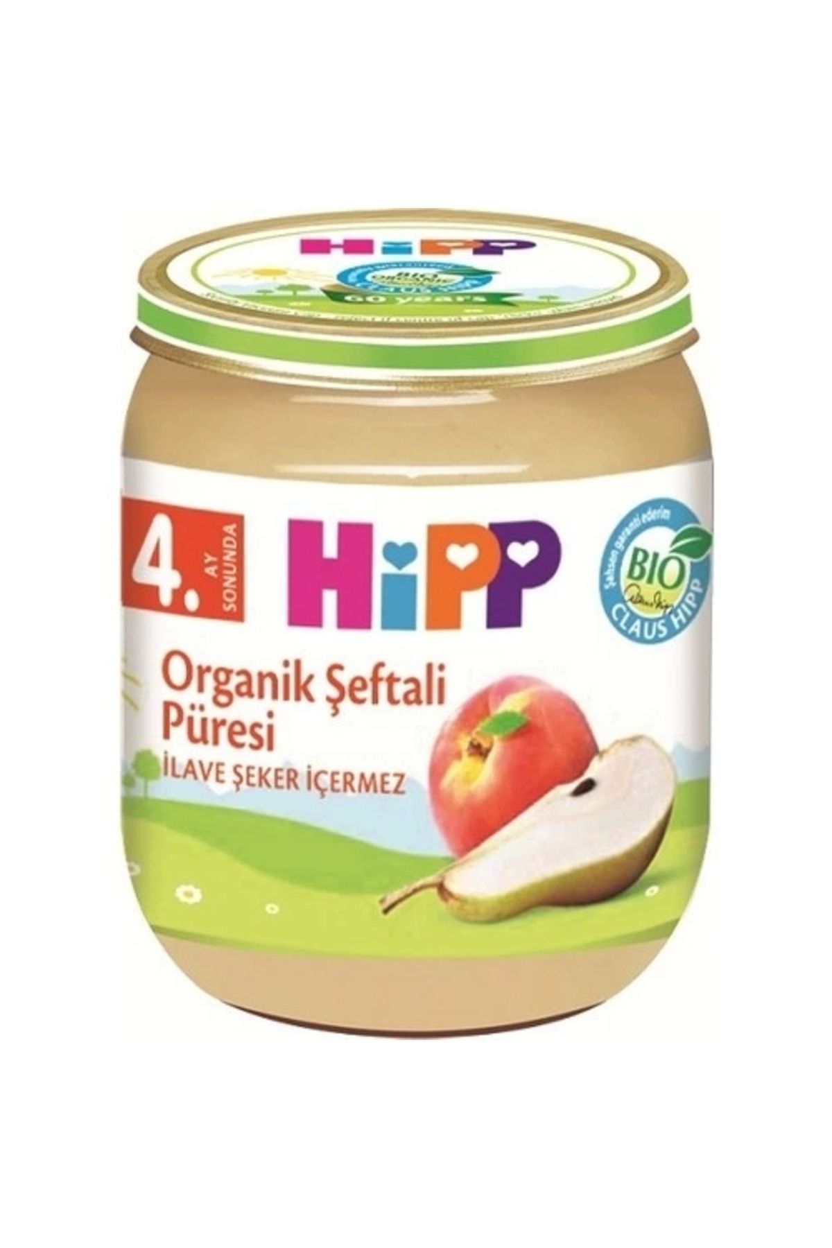 SYNOPE Çocuk Hipp Organik Şeftali Püresi 125 Gr