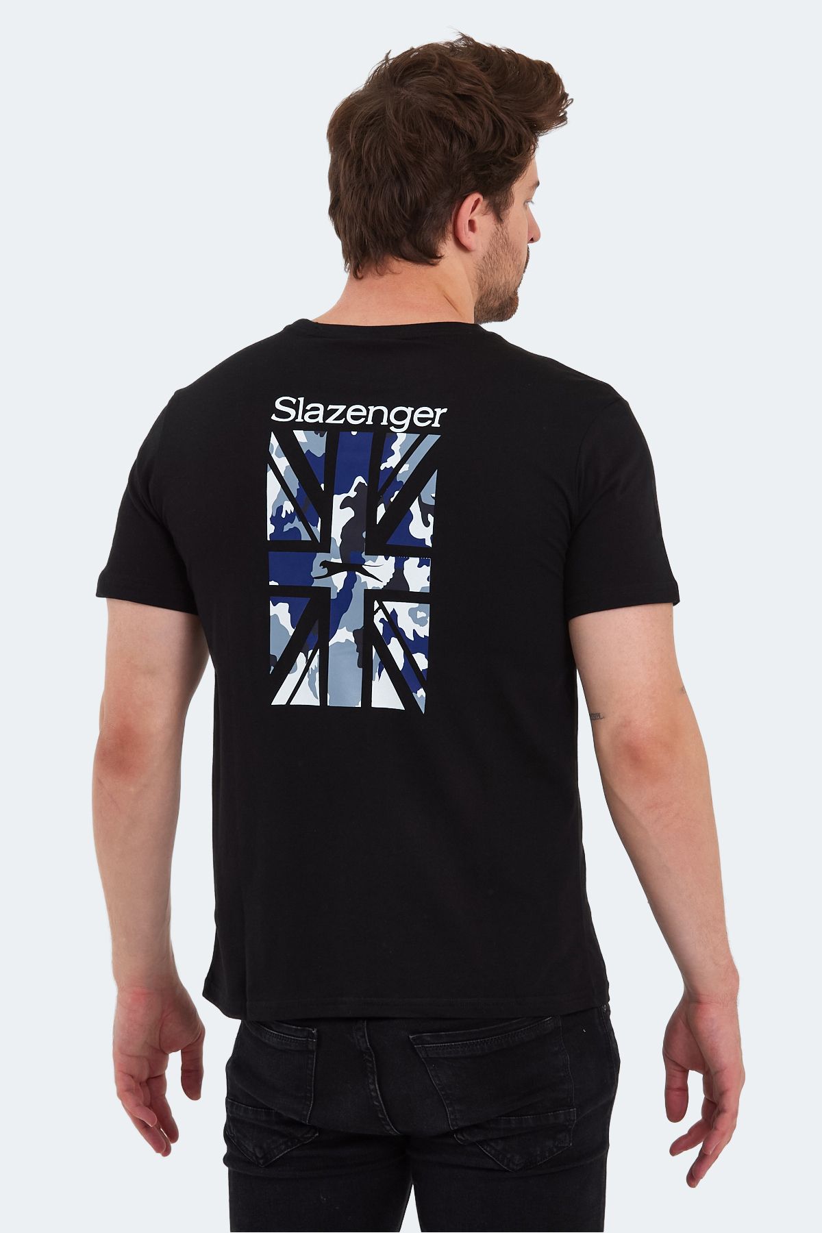 تی شرت آستین کوتاه مردانه PACET مشکی Slazenger