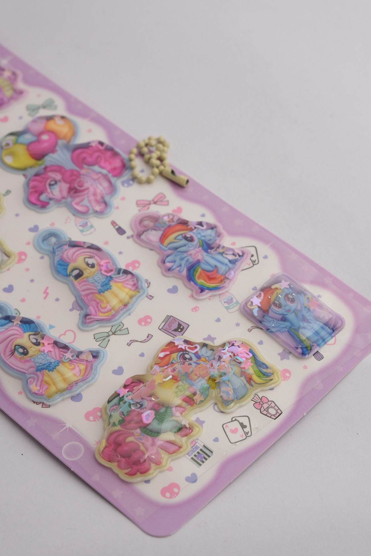 Snailtoys-My Little Pony Big Sticker Set - Twilight Applejack Rainbow Dash Pinkie Pie Rarity Fluttershy 4