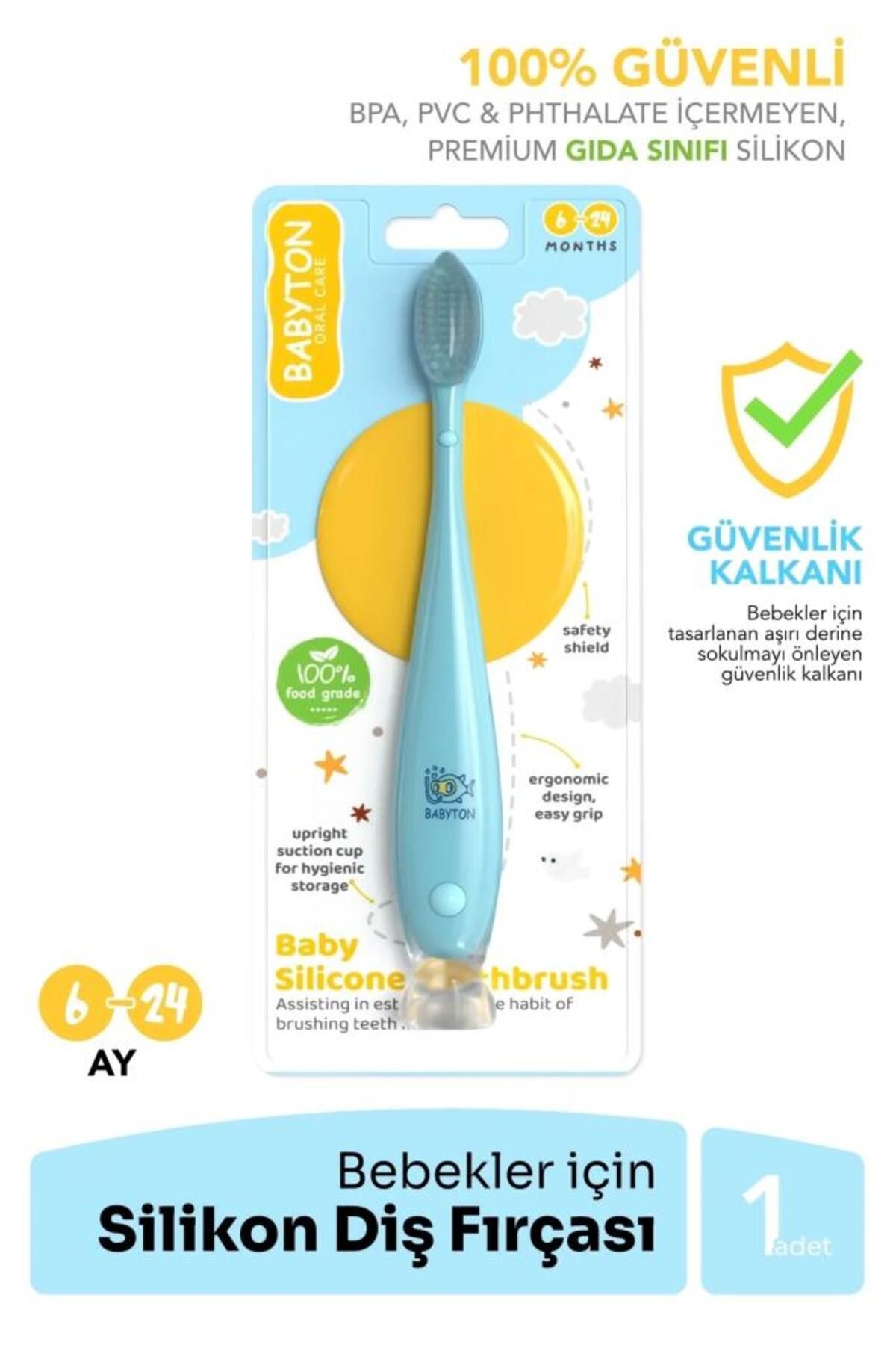 elifit Nessiworld Babyton Silikon Diş Fırçası