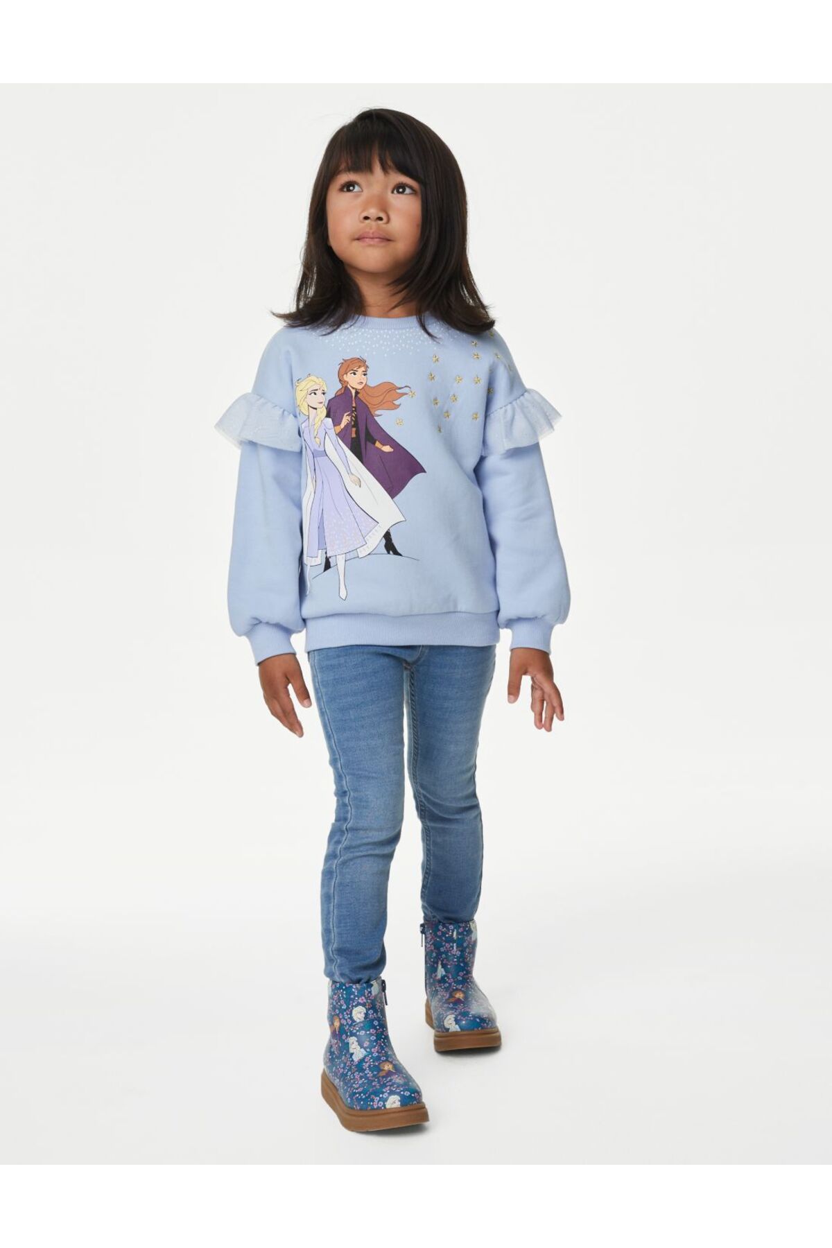 سویشرت یقه گرد Disney Frozen™ (سنین 2 تا 7 سال) Marks & Spencer