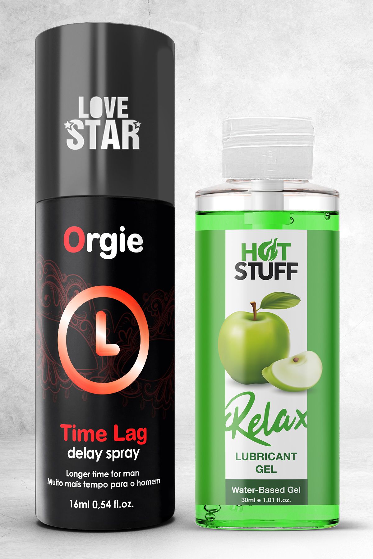 Love Star Lüks Geciktiricili Sprey Avrupa'dan İthal ve 30ml Elmalı Kayganlaştırıcı Jel