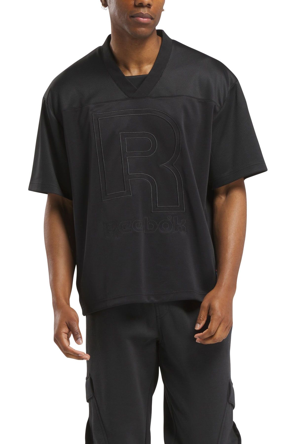 Reebok CL TEAM TRADITION JERSEY Siyah Unisex Kısa Kol T-Shirt