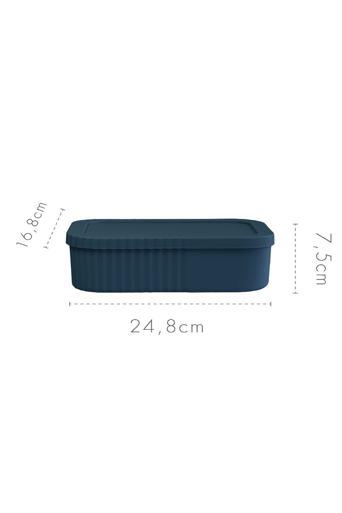 Dükkanönü-2Pcs Multi-Purpose Mini Box with Lid Kitchen Bathroom Makeup Storage Box 3 Liters 3