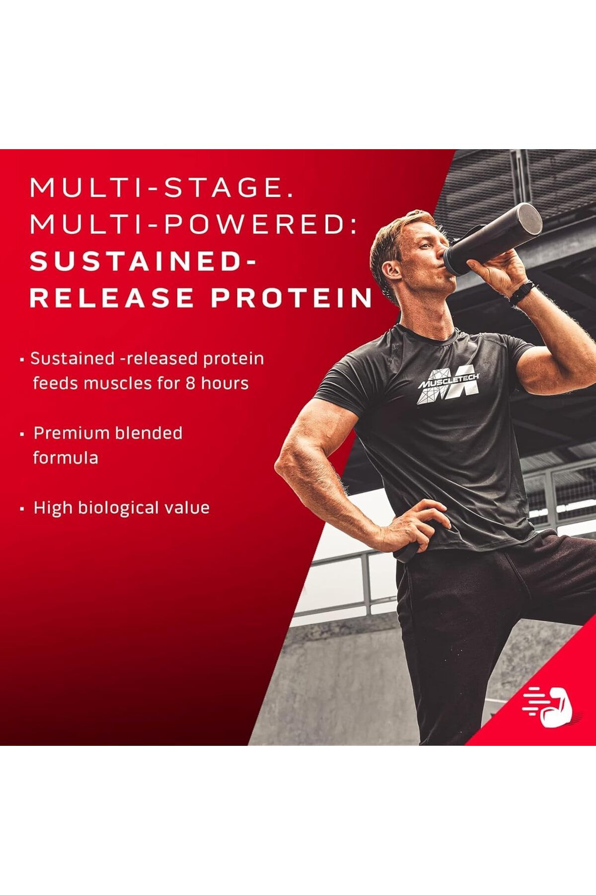MUSCLETECH-Platinum 8-hour Sustained-release Protein, Milk Chocolate Flavor 4.60 Lbs 5