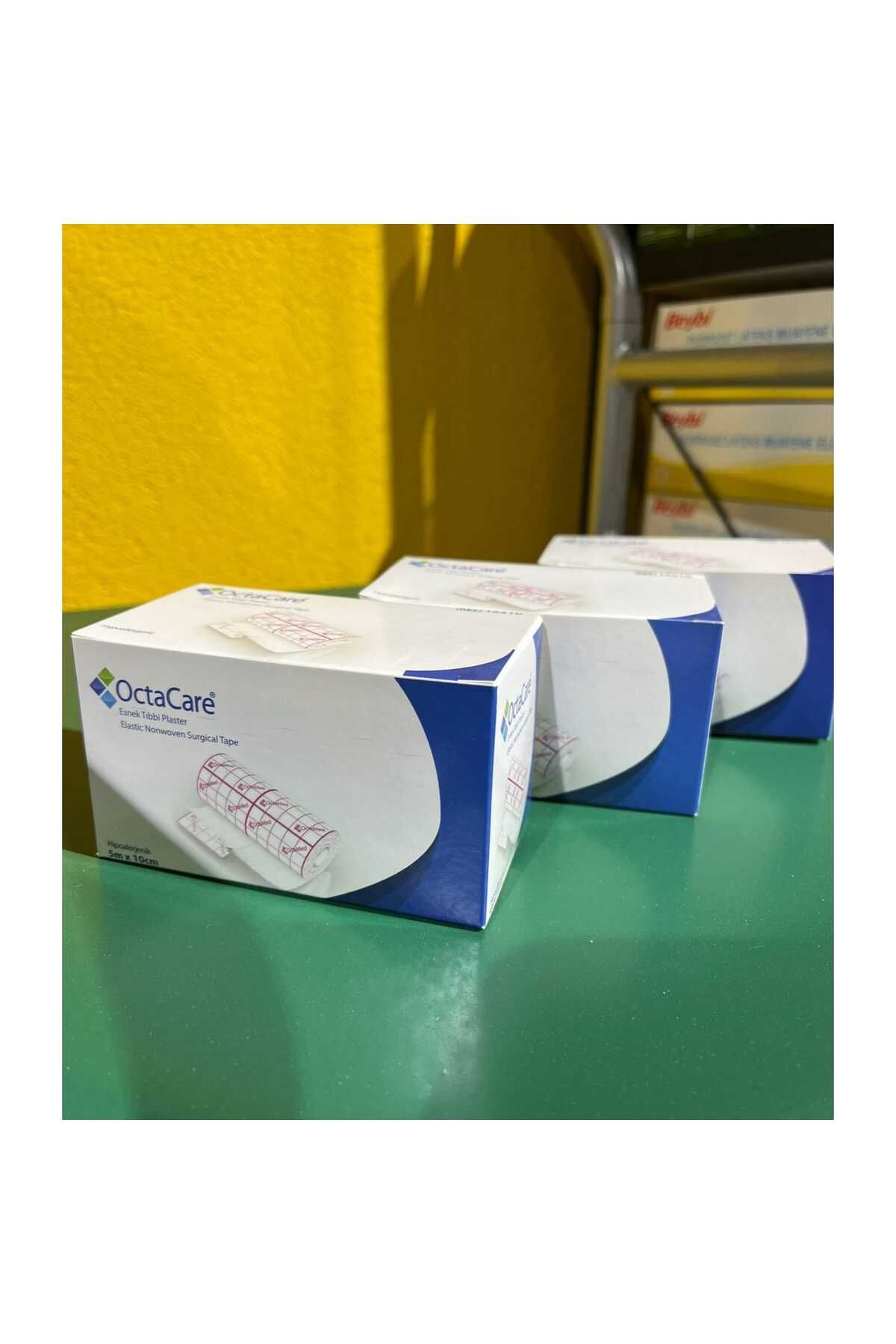 Octacare 3 ' LÜ PAKET OCTACARE ESNEK TIBBİ PLASTER (5 m x 10 cm)