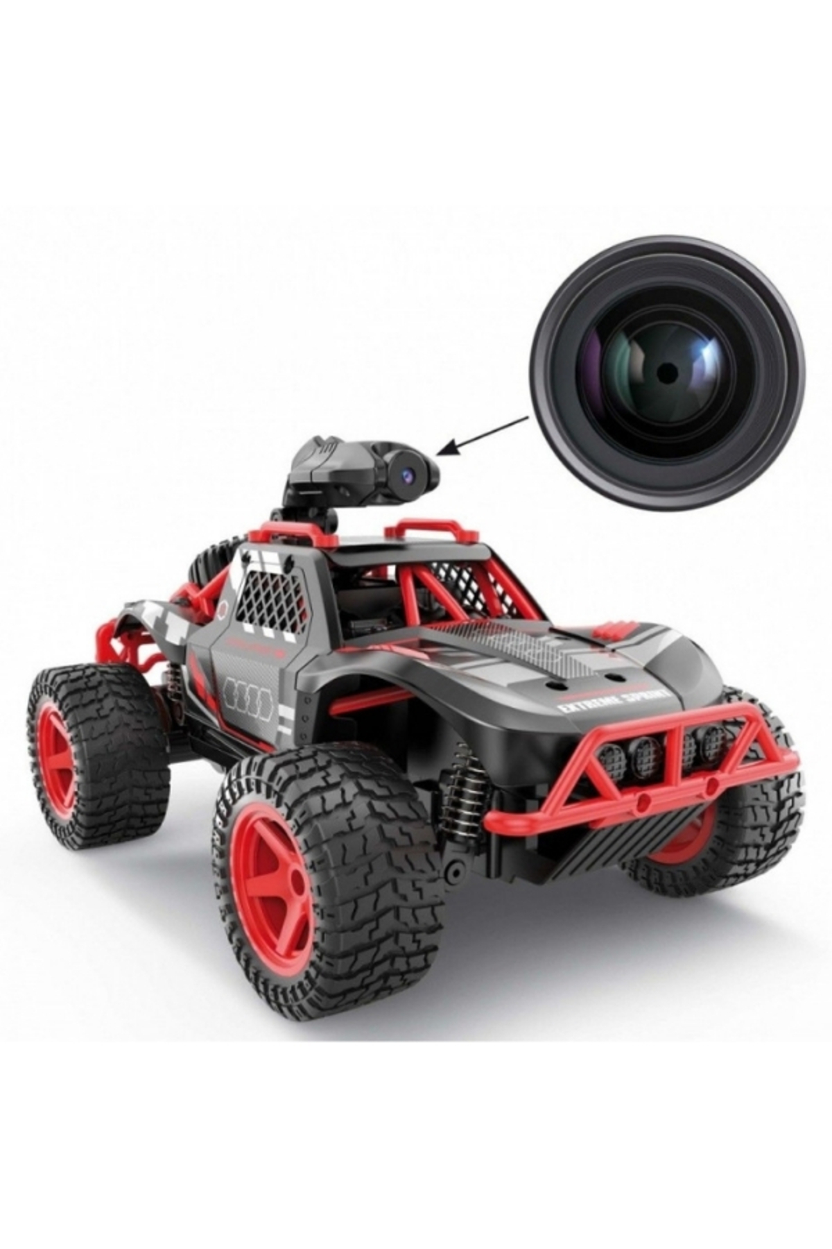 TUENGİ STORE Oyuncak Uzaktan Kumandalı Şarjlı Full Fonksiyon Wifi Kameralı Off Road Araba fotoğrafı 4 (önizleme)