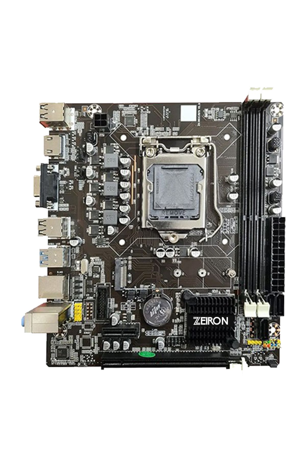 Zeiron-Intel 1600Mhz Ddr3 H61Da to M.2 Support Matx Motherboard 1