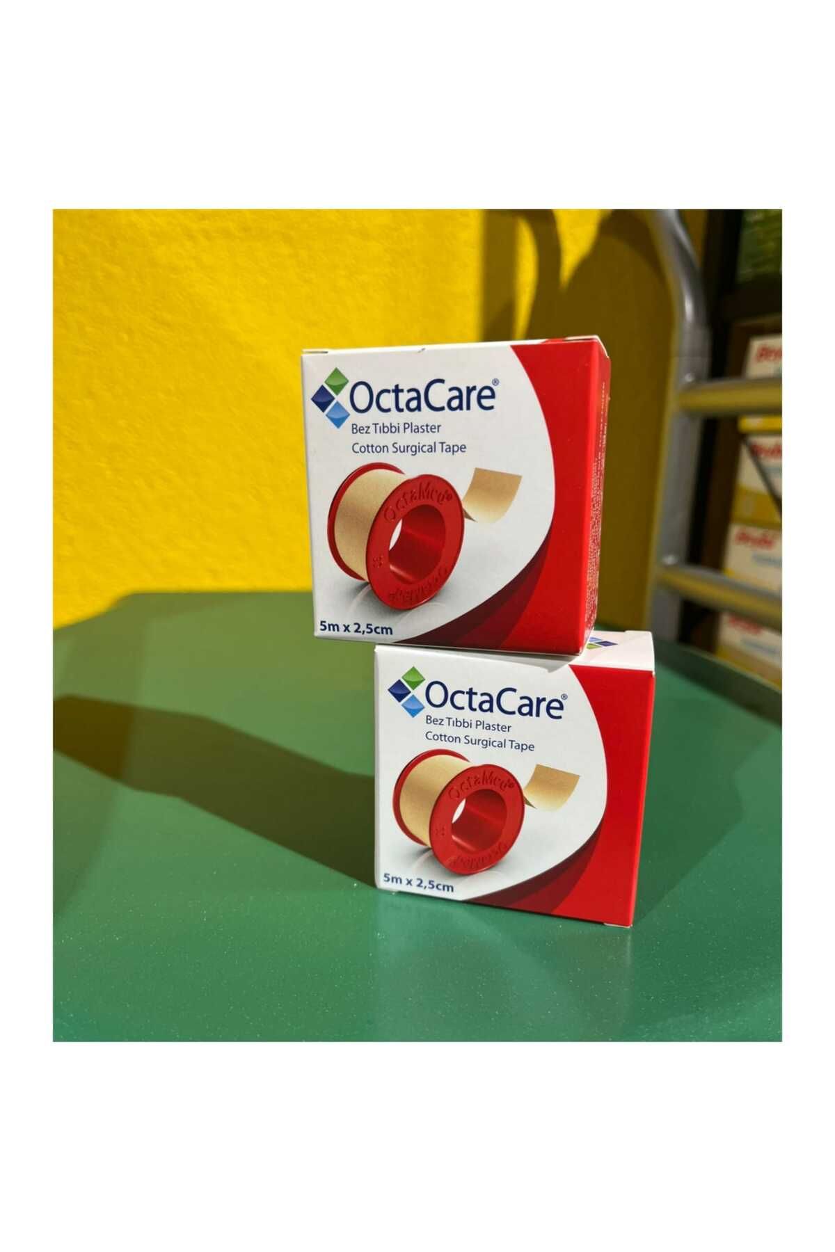 Octacare 2'Lİ PAKET BEZ TIBBİ PLASTER (5M X 2,5 CM)