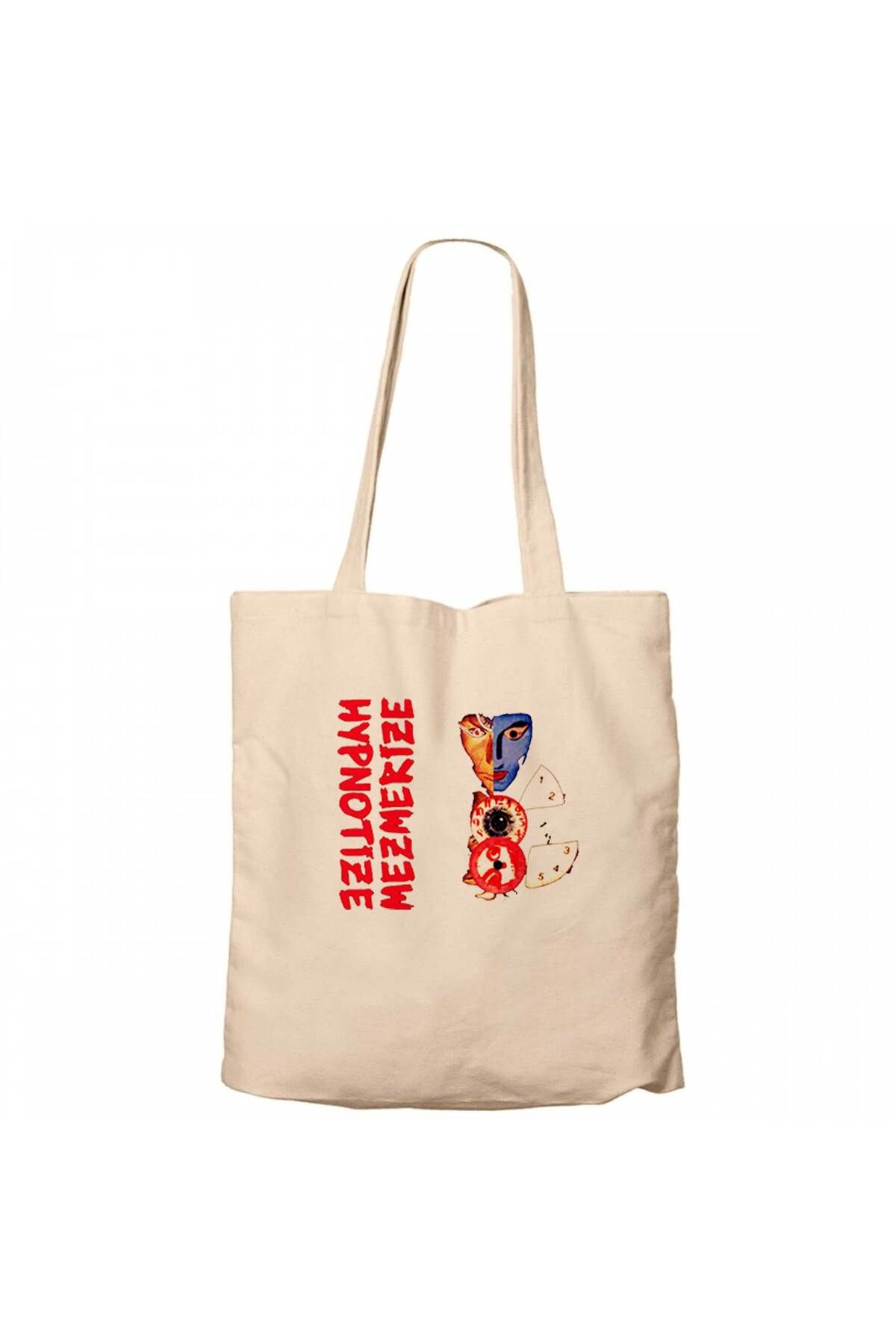 Z zepplin-System of a down Hypnotize Mezmerize Cream Zippered Cloth Bag Gabardine 1