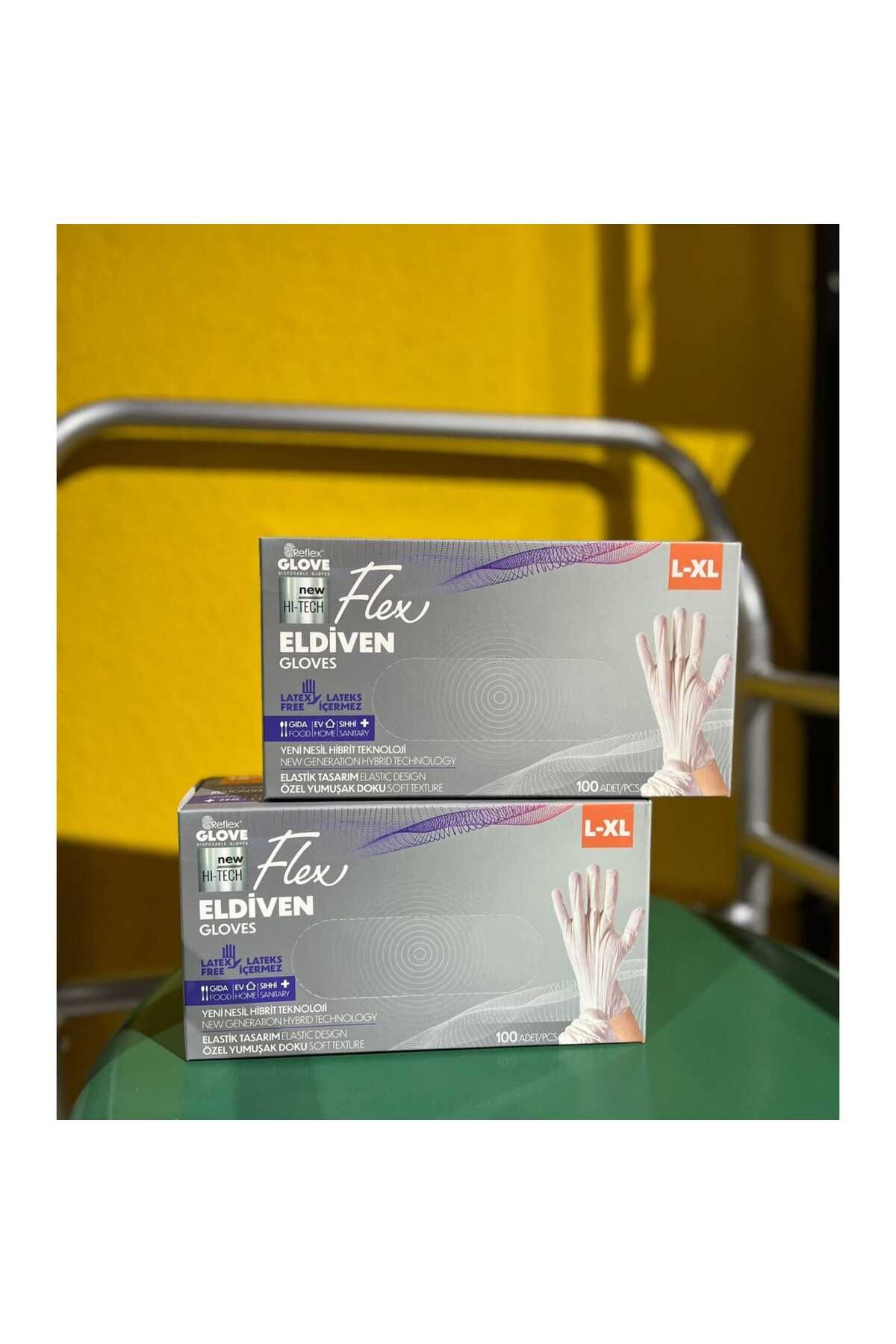 glove 2 ' Lİ PAKET GLOVE FLEX ELDIVEN (L)