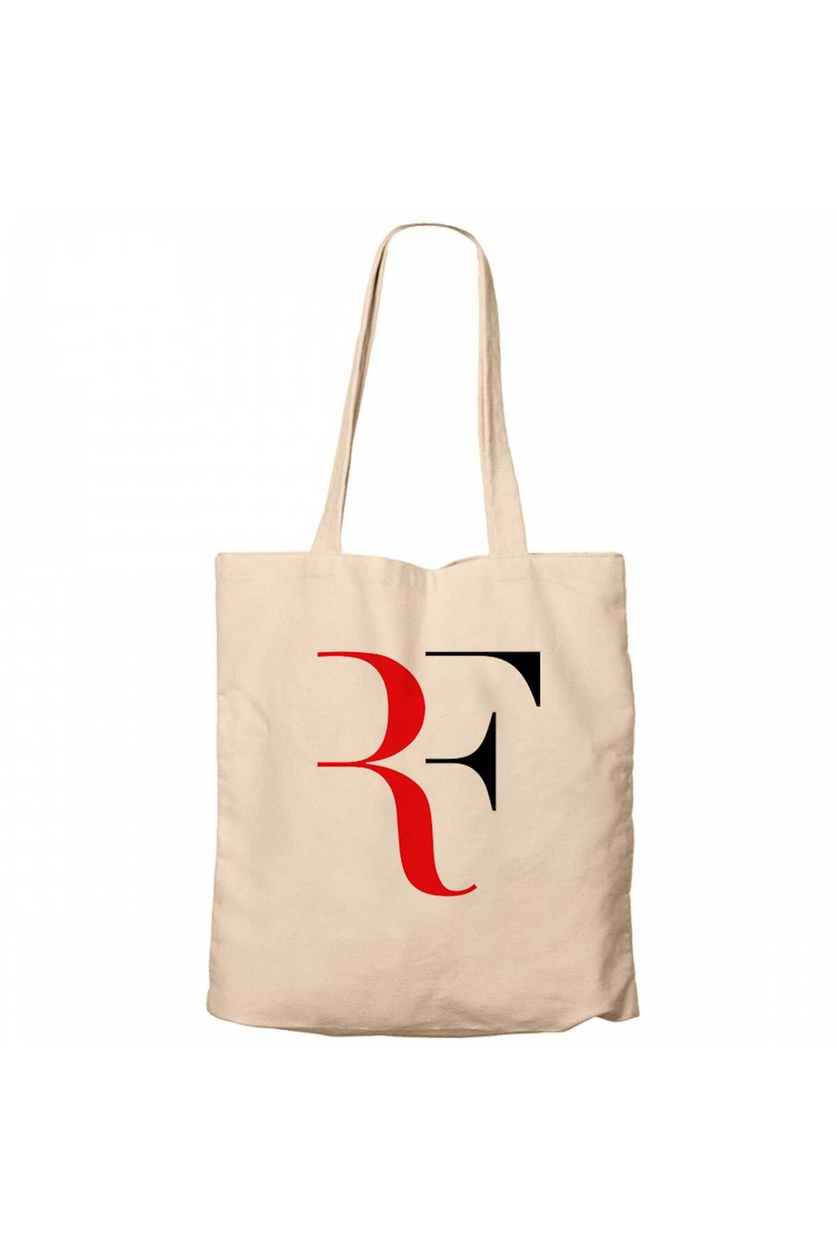 Z zepplin Roger F. Colored Logo Krem Kanvas Bez Çanta
