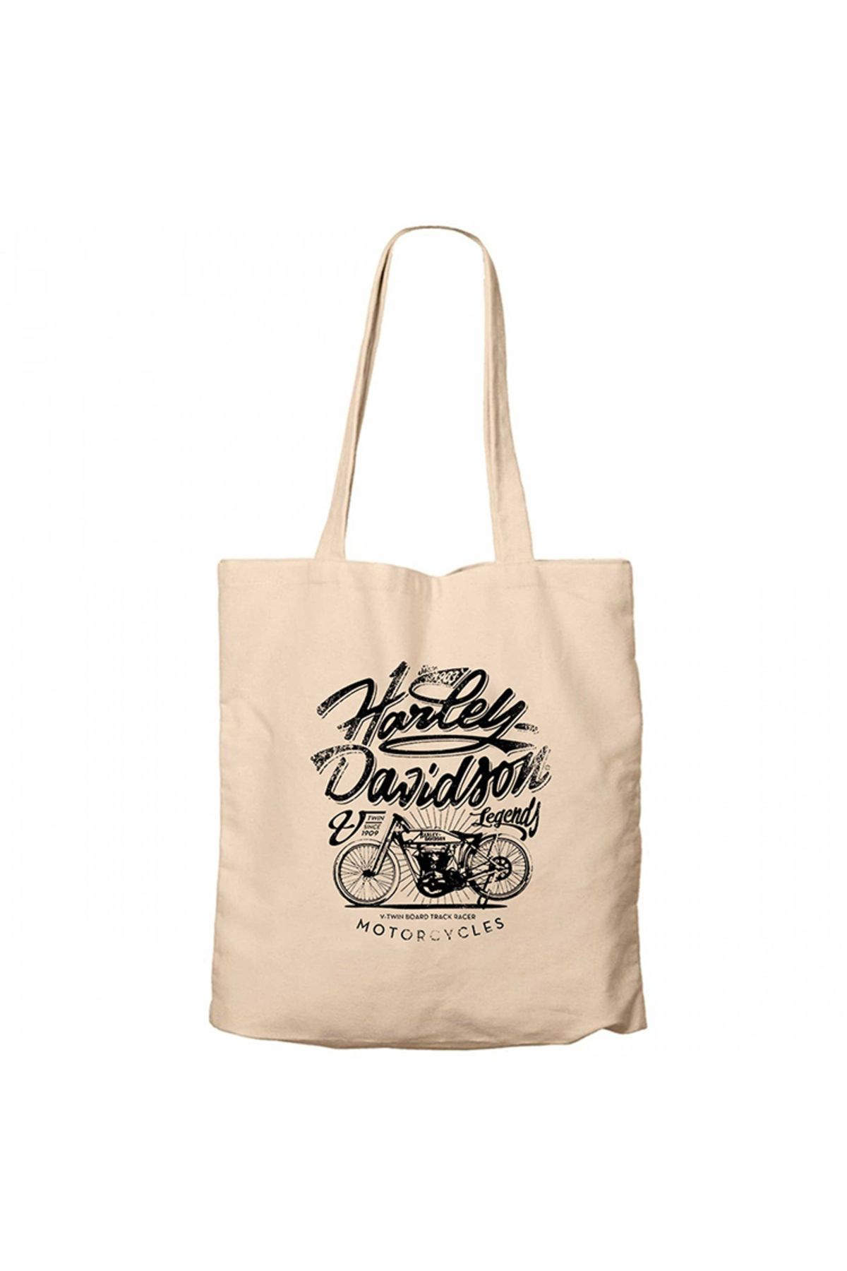 Z zepplin Harley Chopper Legends Krem Kanvas Bez Çanta