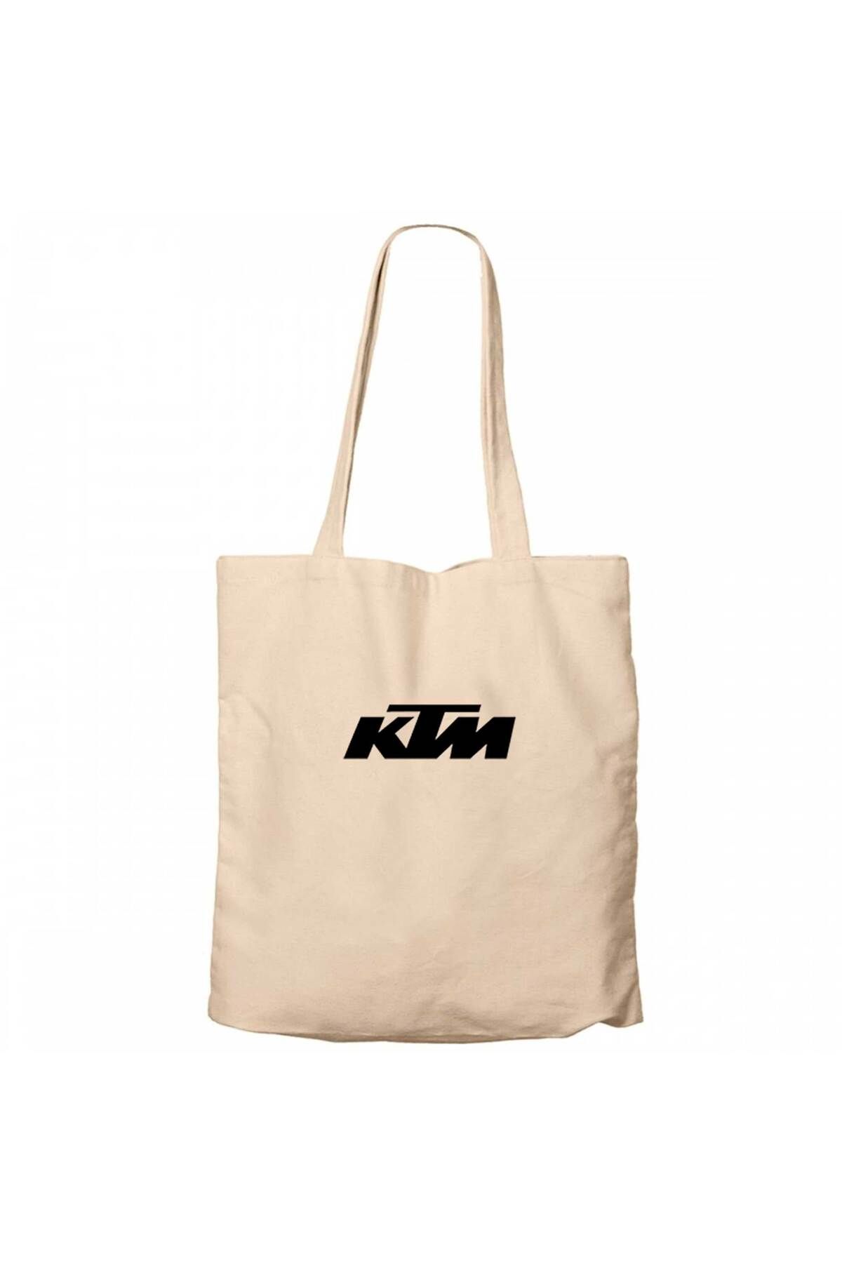 Z zepplin KTM Motorcycle Black Logo Krem Kanvas Bez Çanta