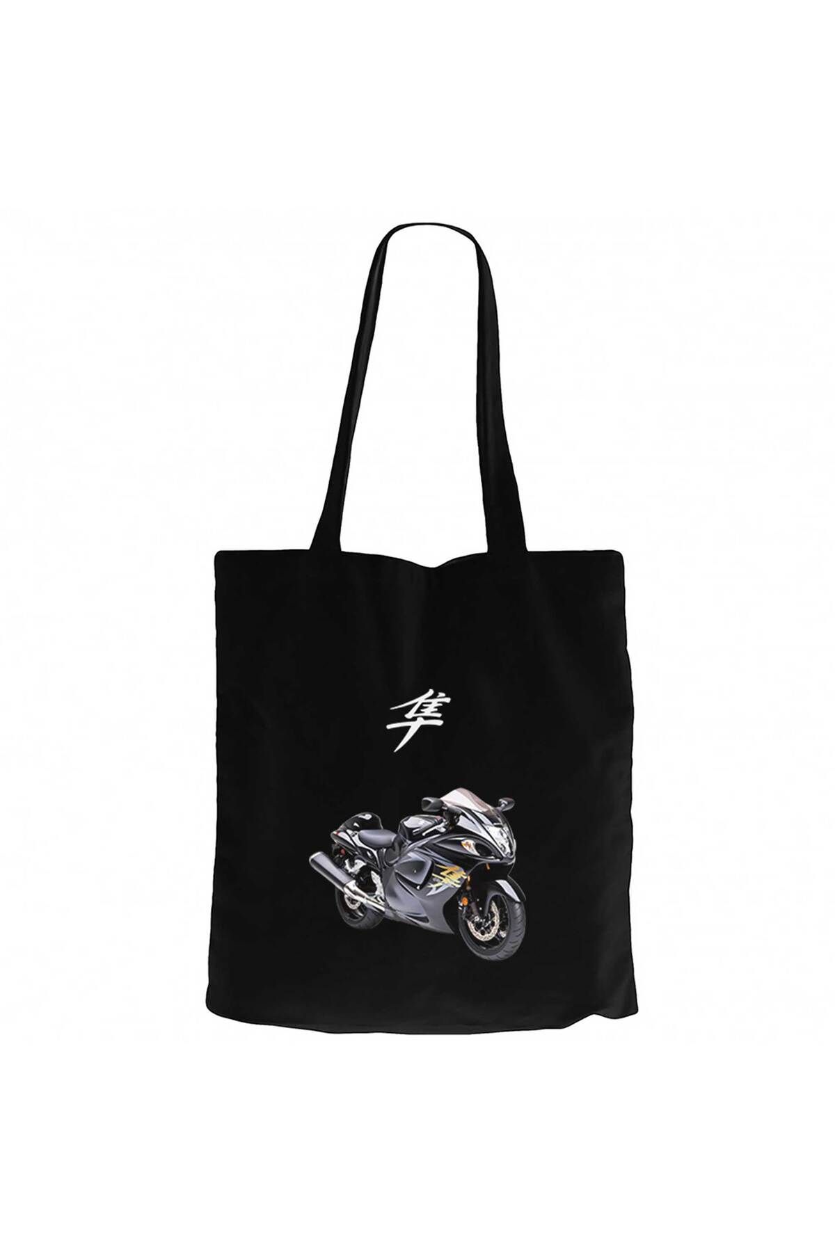 Z zepplin Suzuki Hayabusa Stompgrip Siyah Kanvas Bez Çanta