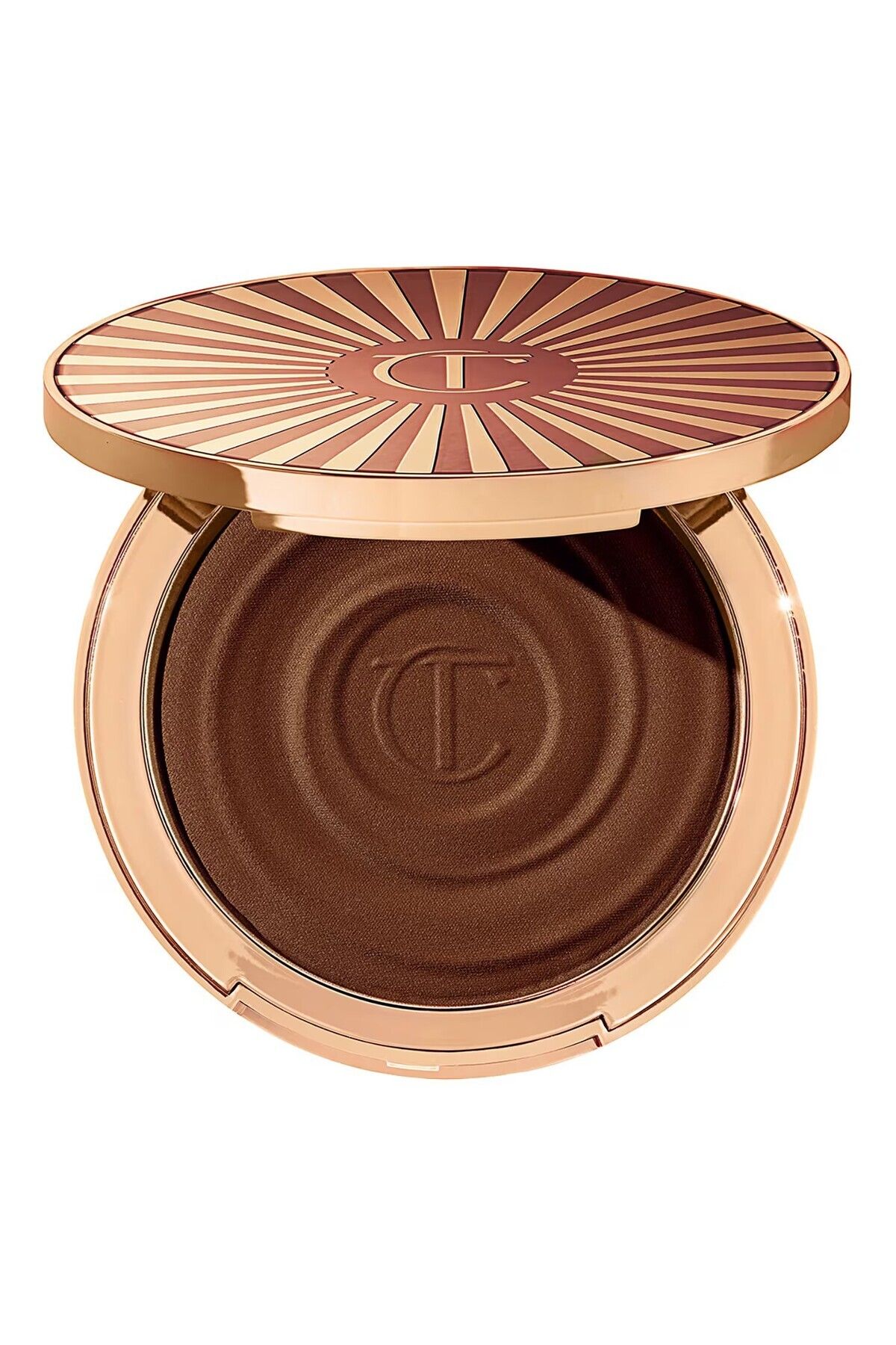 charlotte tilbury Hyaluronik Asit ve D3 Vitamin İçerikli Nemlendirici Bronzlaştırıcı Pudra 21 gr - DEEP CTılbury80