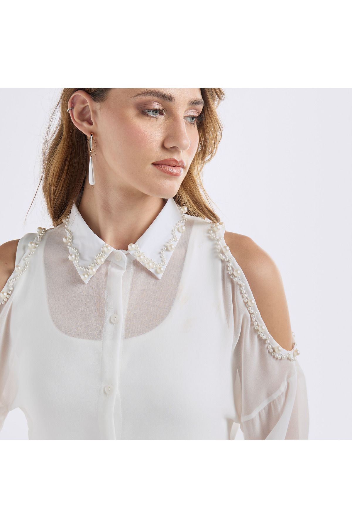 FAV-SHEER SHIRT WITH PEARLS 4