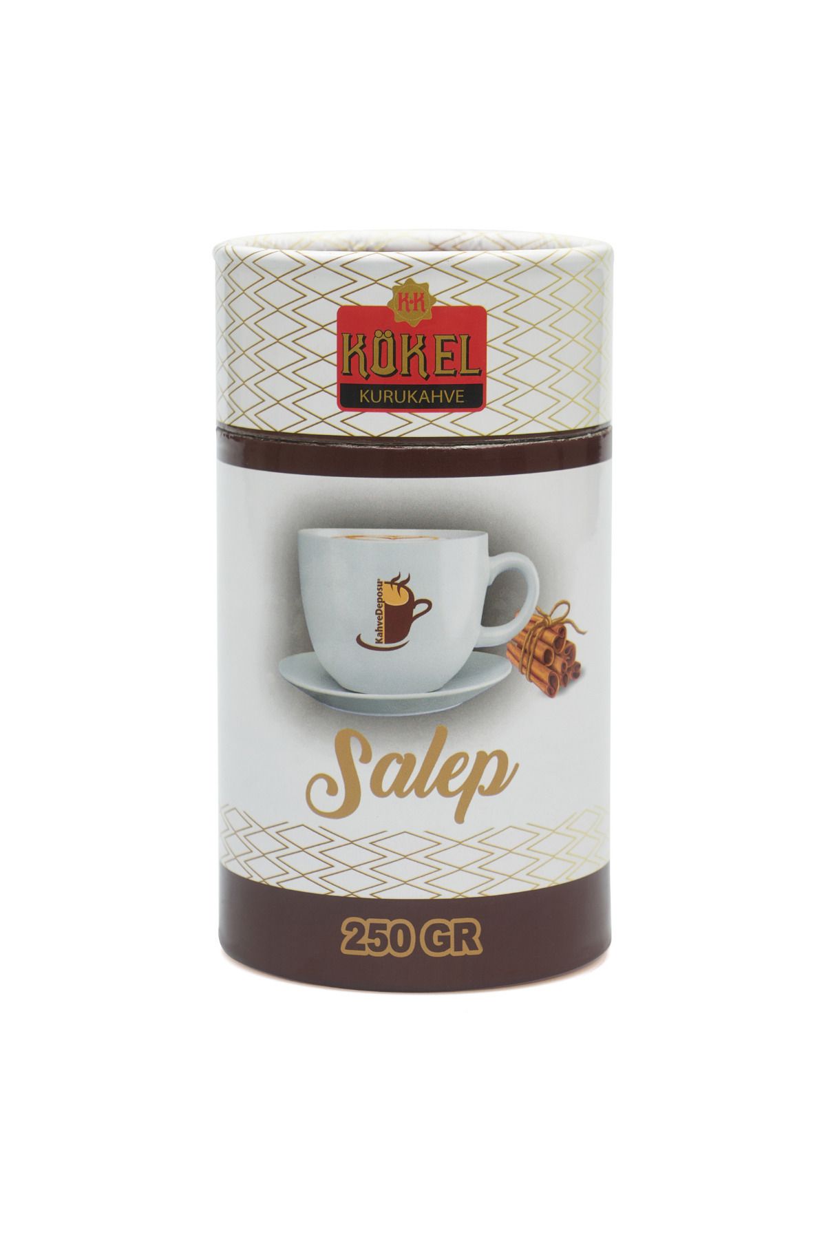 Kahve Deposu Katkısız Yoğun Kıvam Toz Salep 250 gr Dekoratif Kutulu