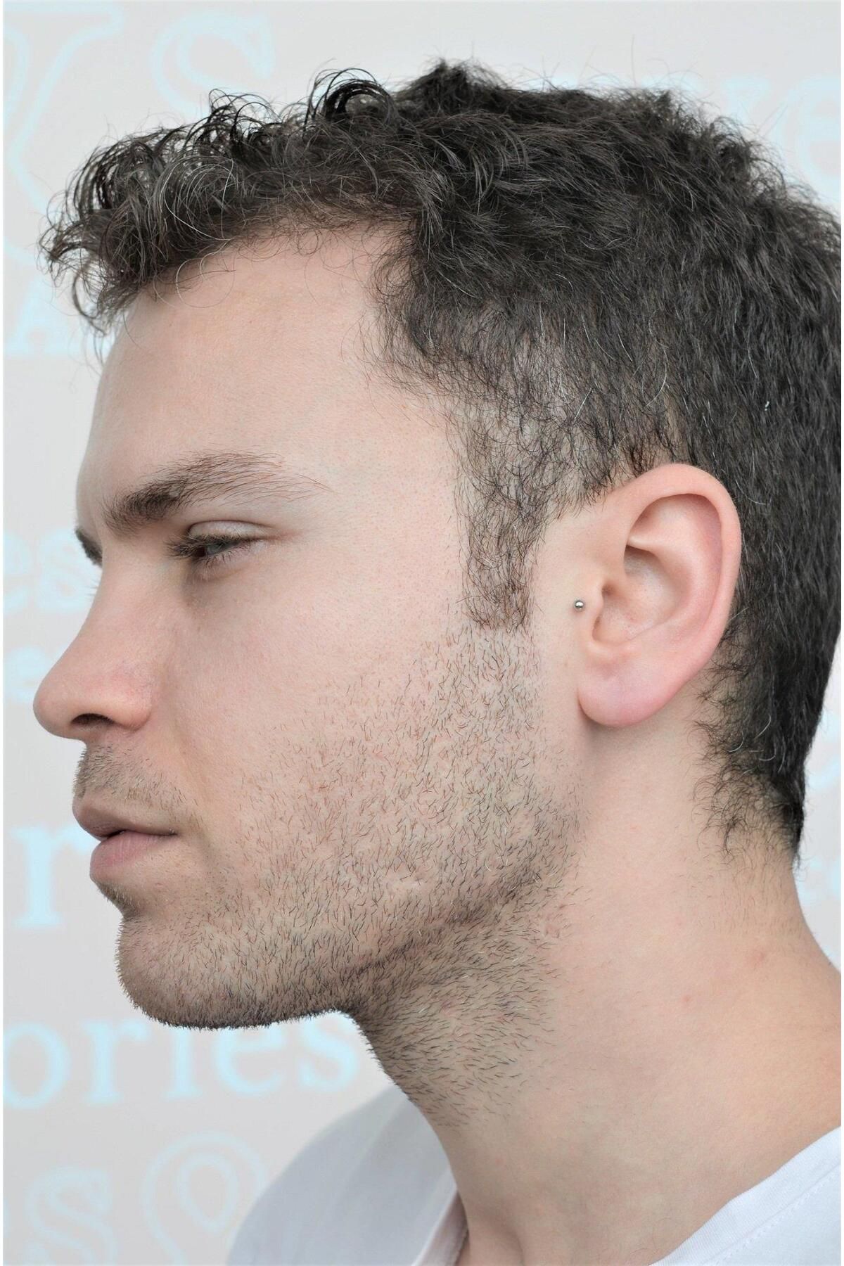 Sacce Scarves&Accessories-Male Steel Piercing Tragus Helix Cartilage 6 Mm Silver Color 3