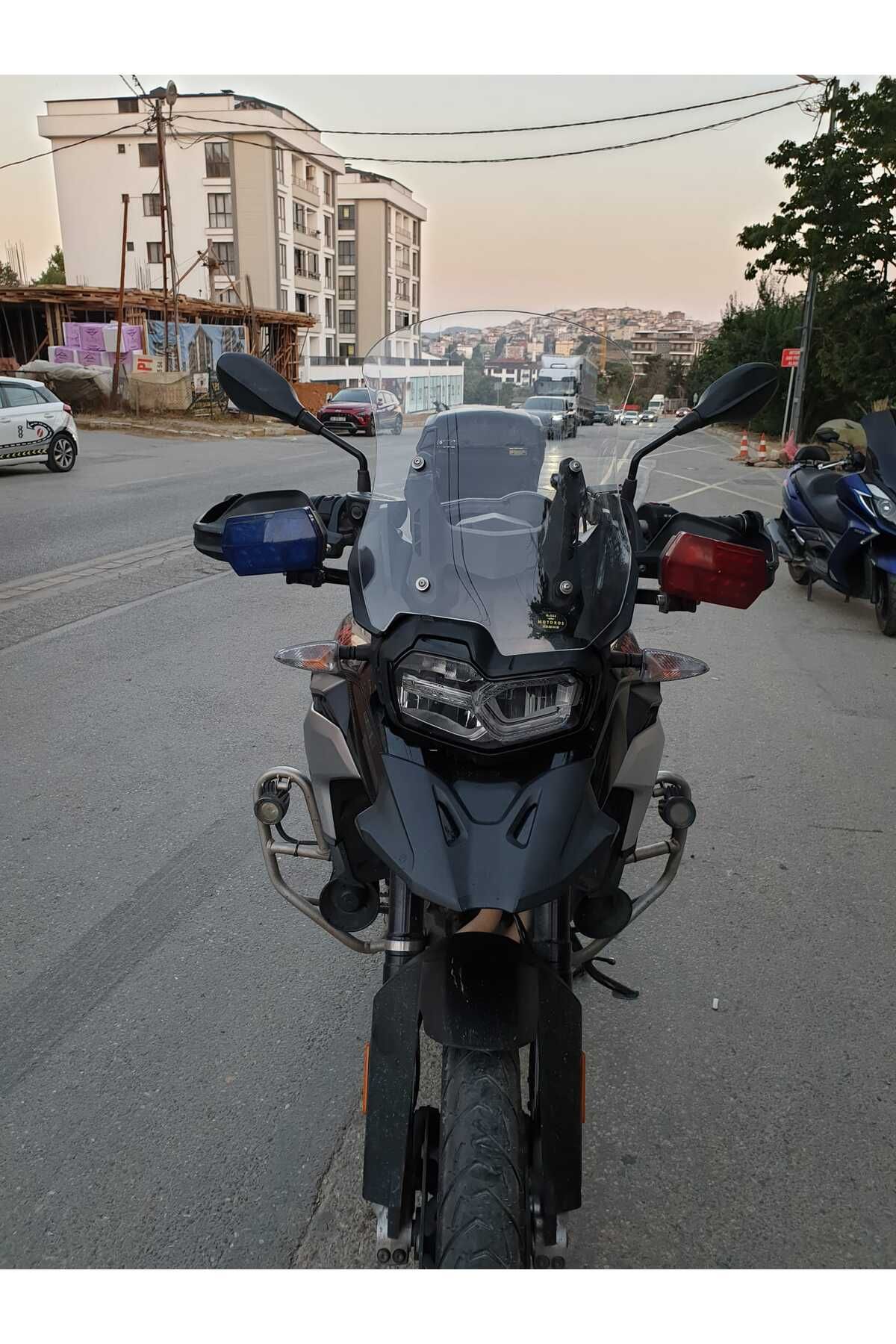 Bmw F850 GS ADV Siperlik Ön Cam 2018-2023 Model 46cm Şeffaf Renkli 4mm